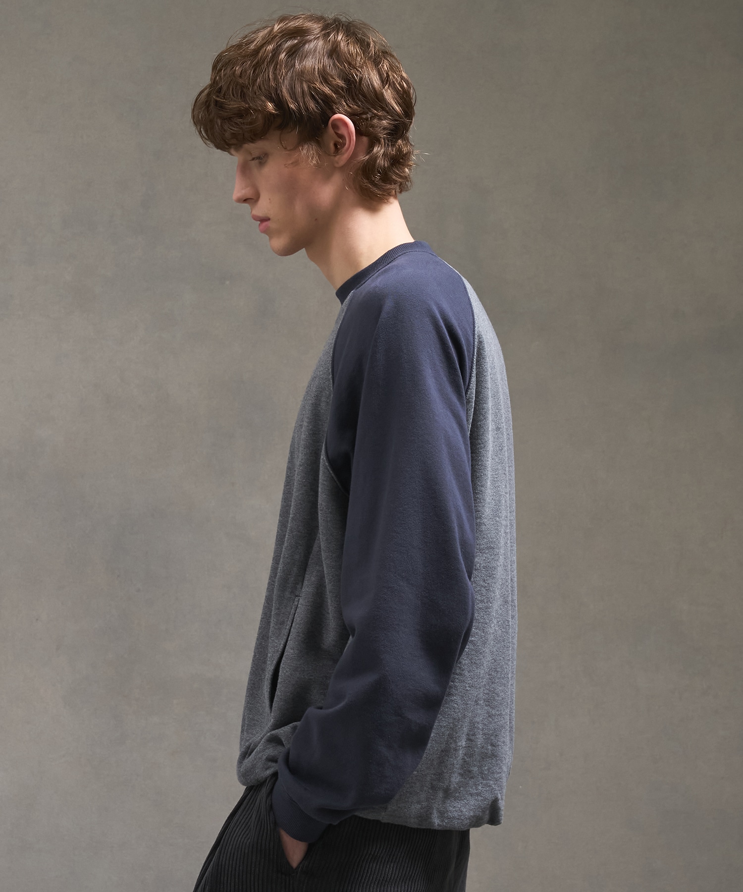 PUBLIC SWEATノンリブソフトスウェット