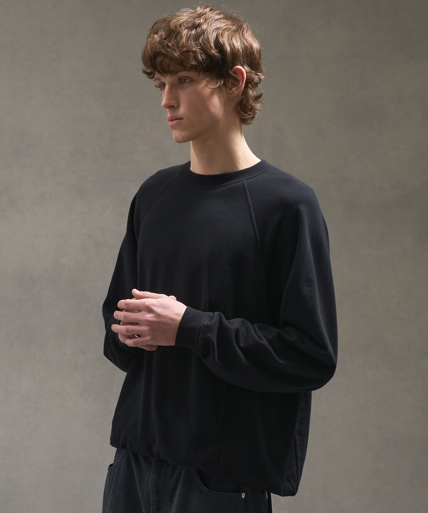 PUBLIC SWEATノンリブソフトスウェット