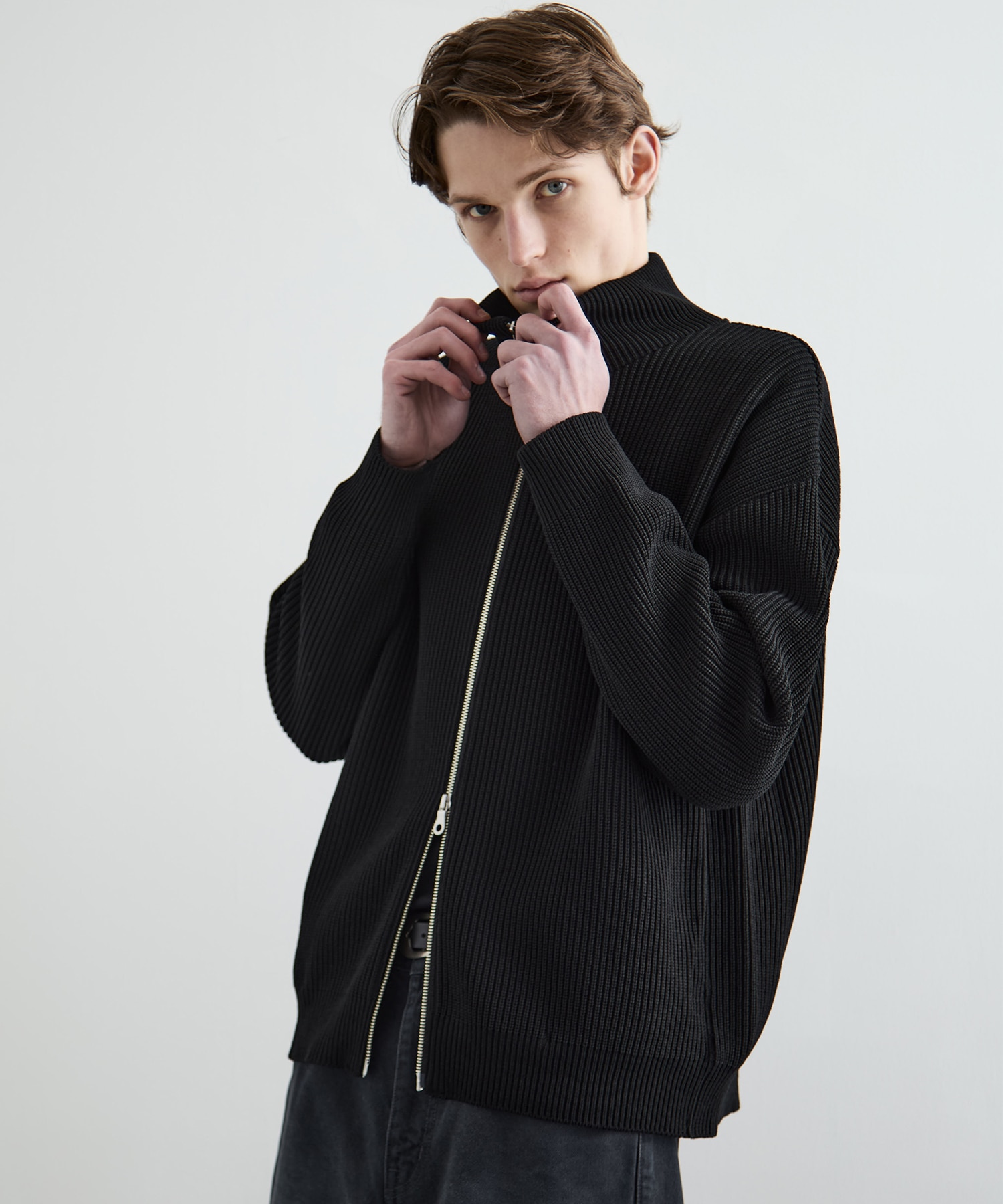 バウンドウールライトドライバーズニット