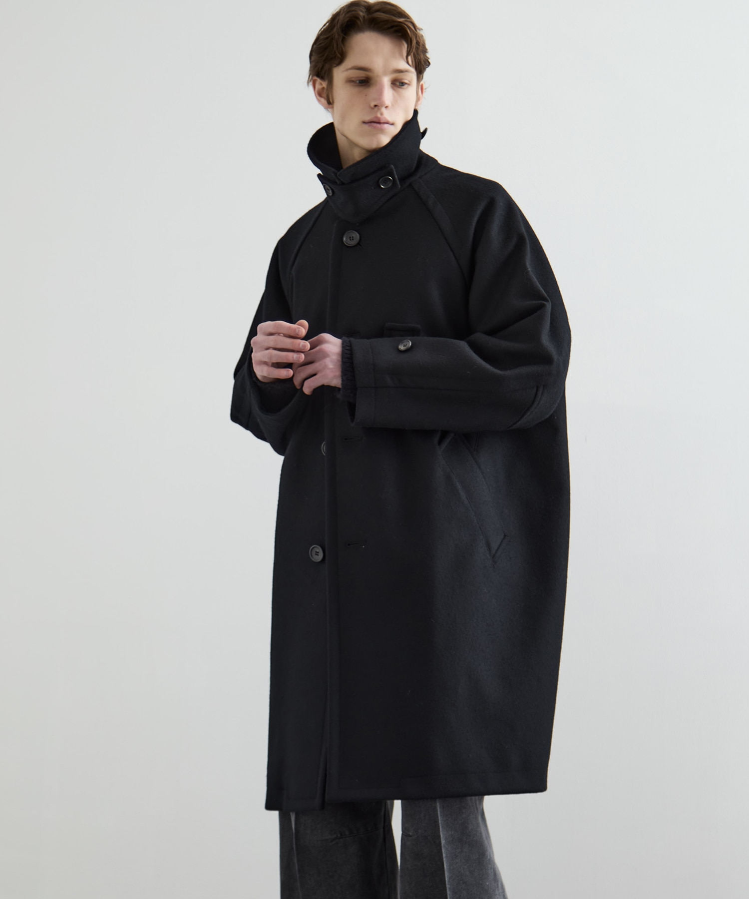 Super140s メルトンバルカラーコート