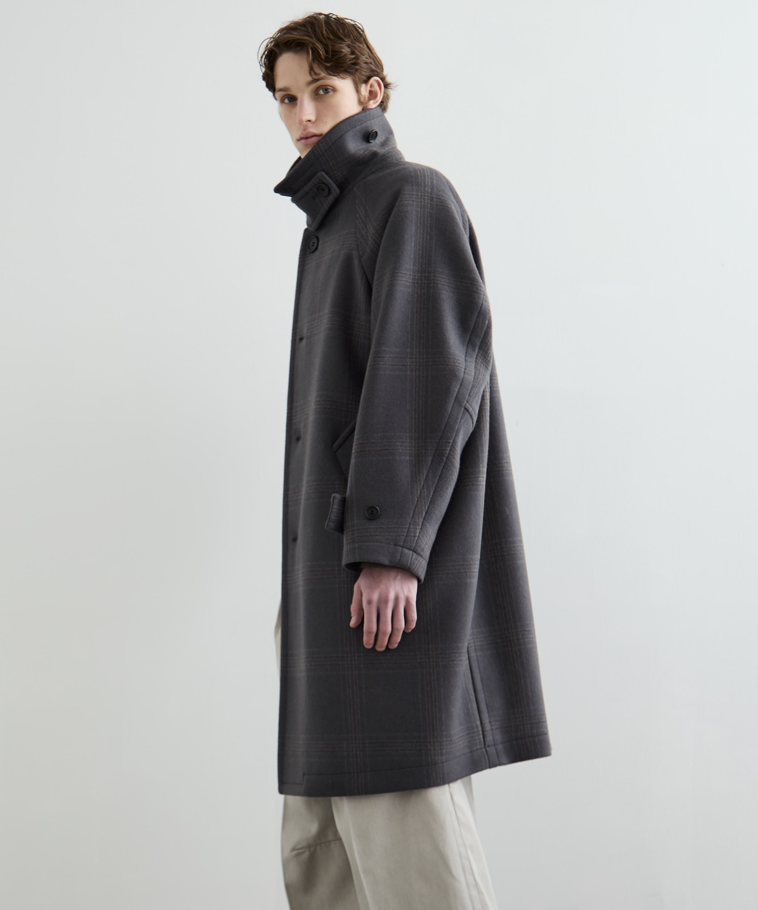 Super140s メルトンバルカラーコート