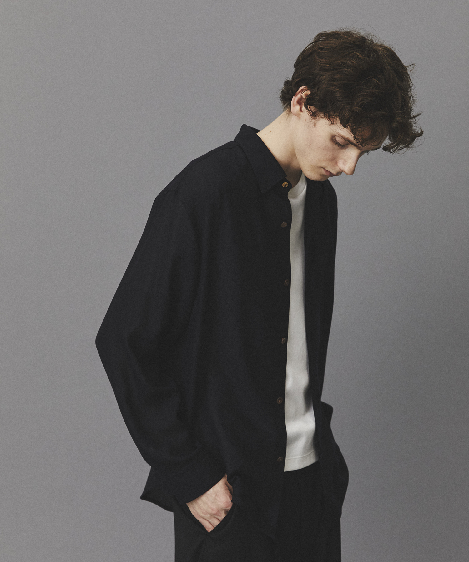 ウールビエラウォッシャブルシャツ