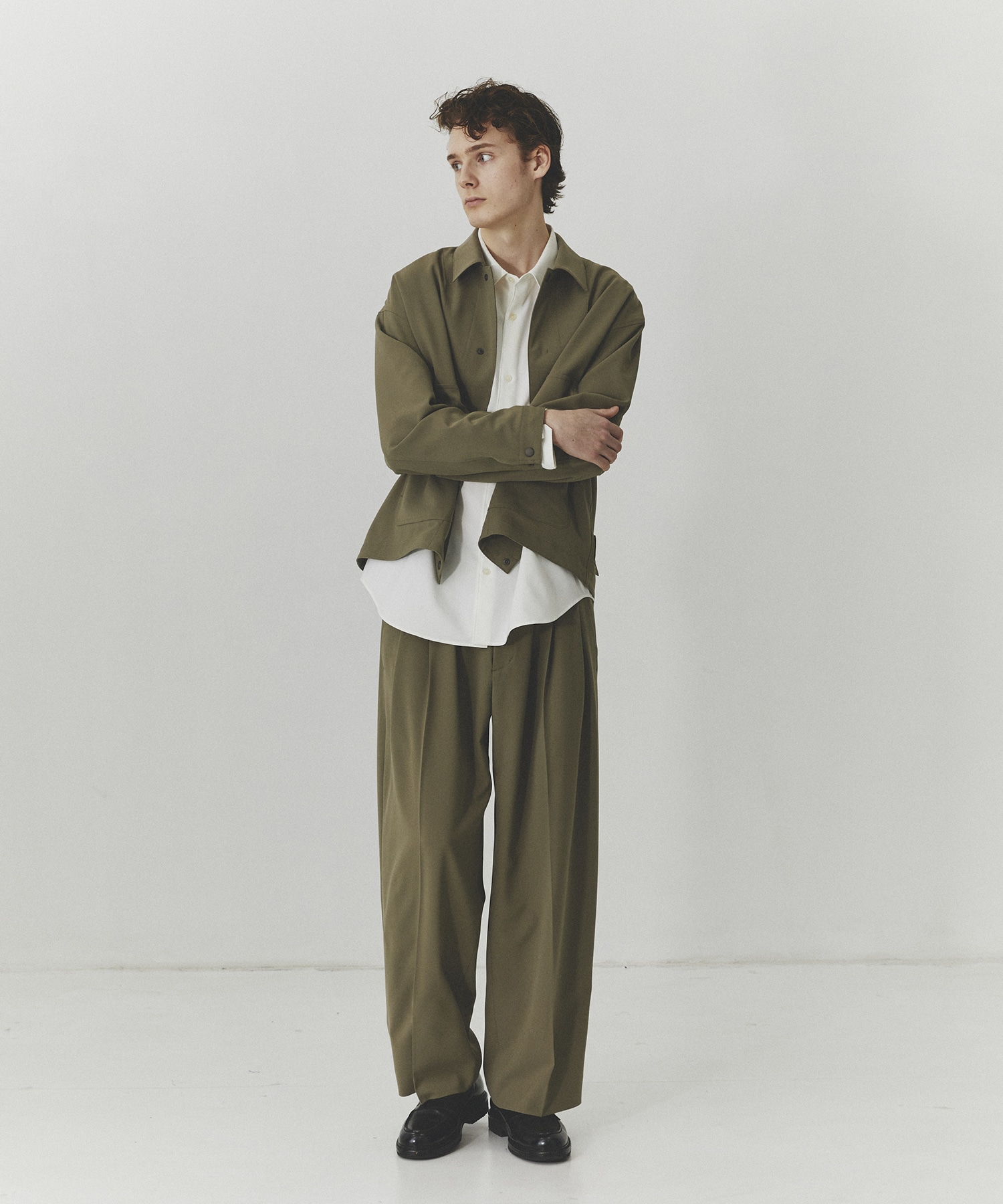 TRIXIONウーリーワイドスラックス