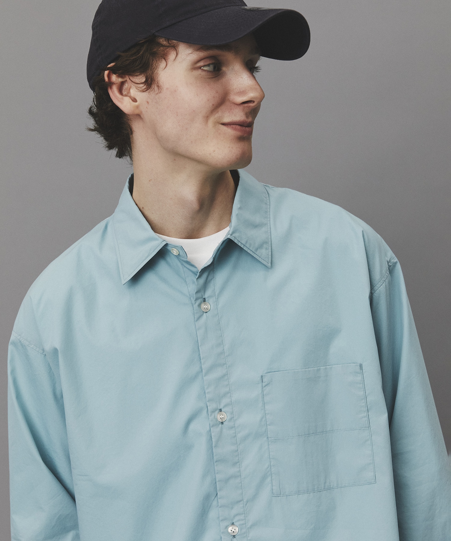 クリアコットンスムースシャツ