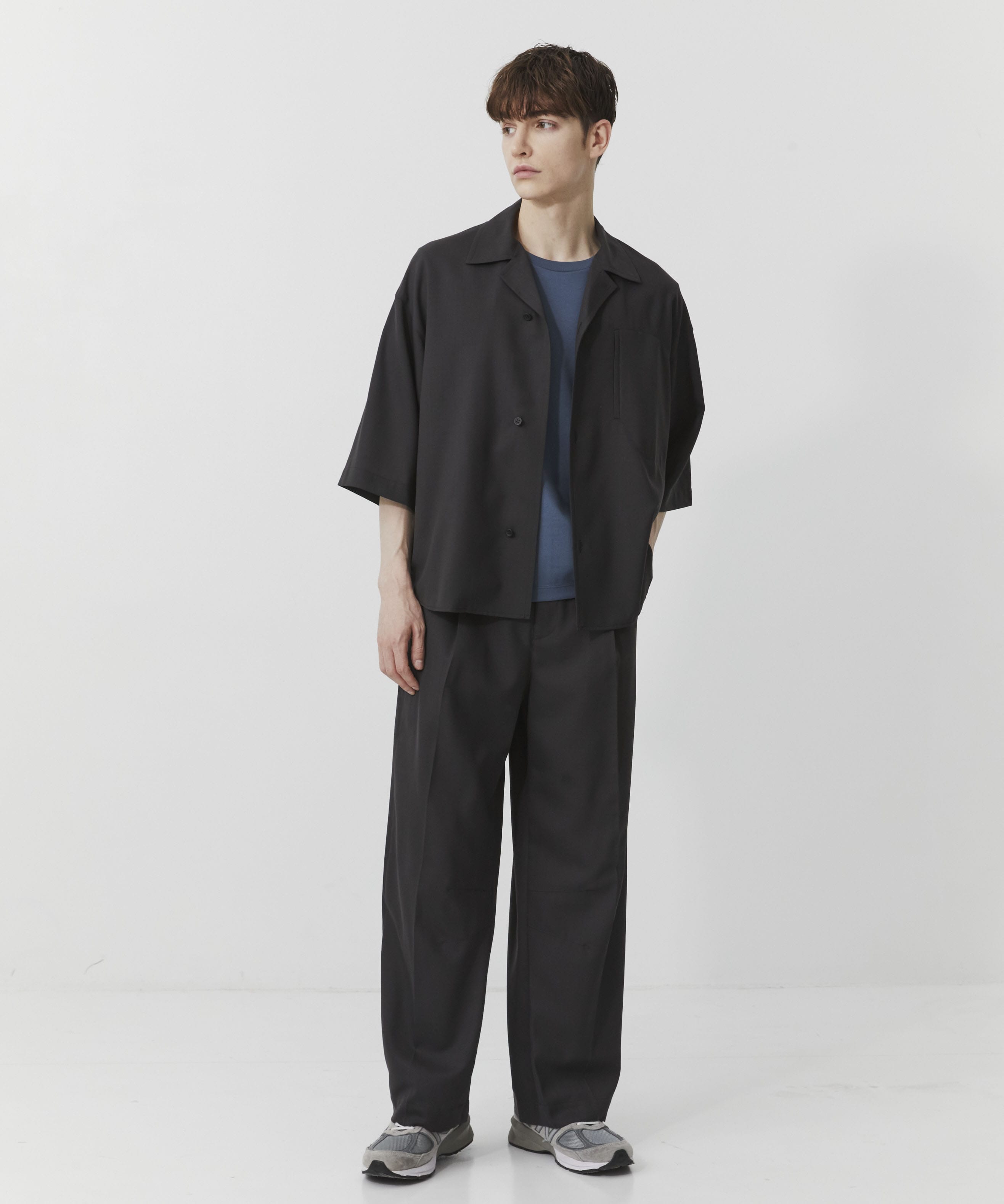 【WEB限定】ファインウールシャツセットアップ