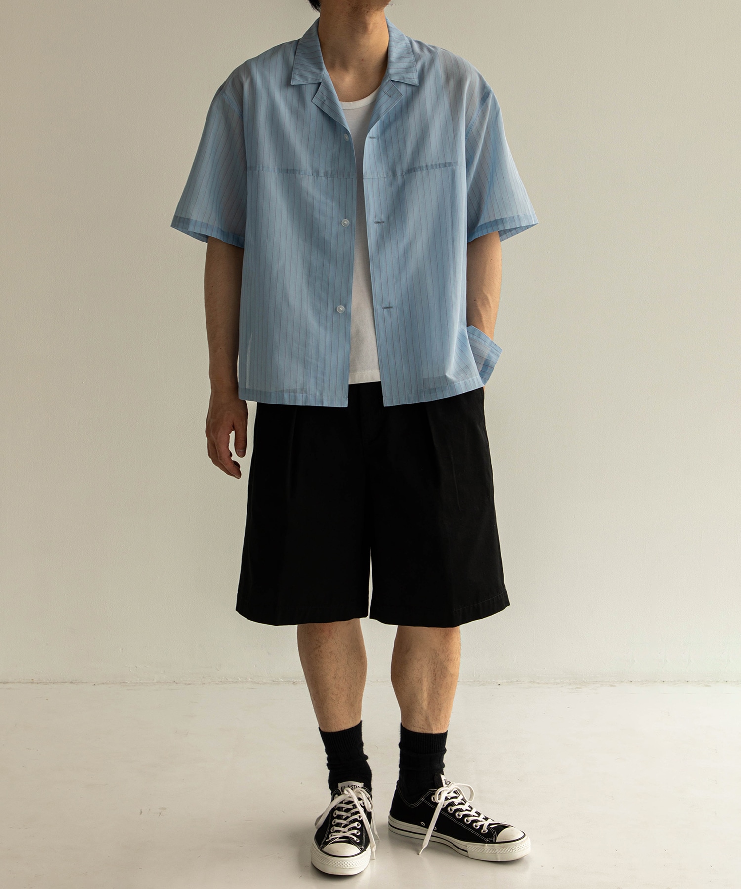 PUBLIC CHINO BUGGY SHORTS(1 BLACK): : メンズ｜PUBLIC TOKYO ONLINE