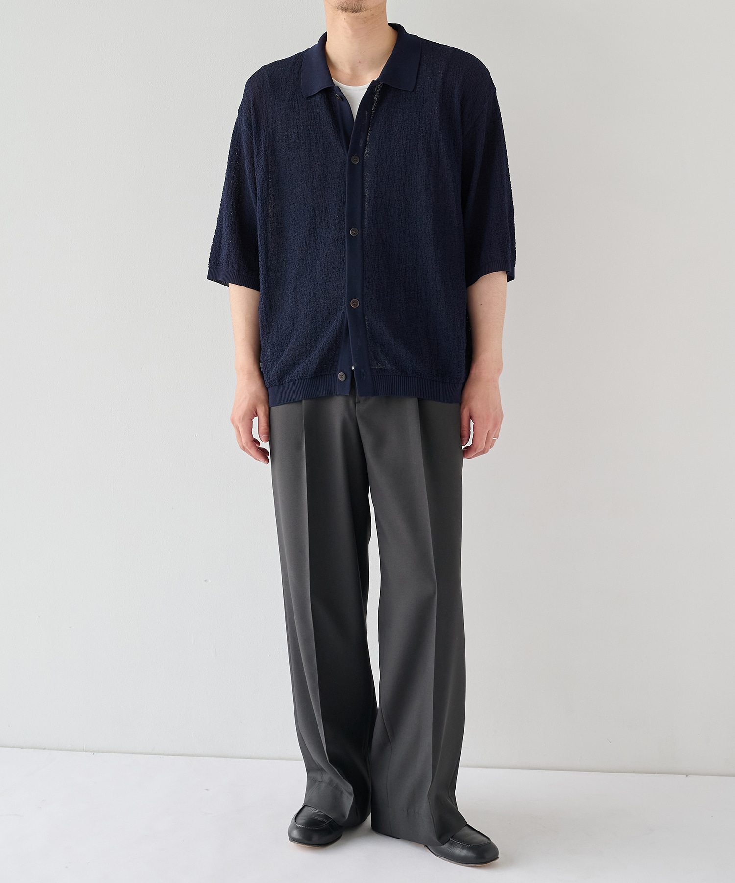 【P.T】Ice cotton Knit Shirts