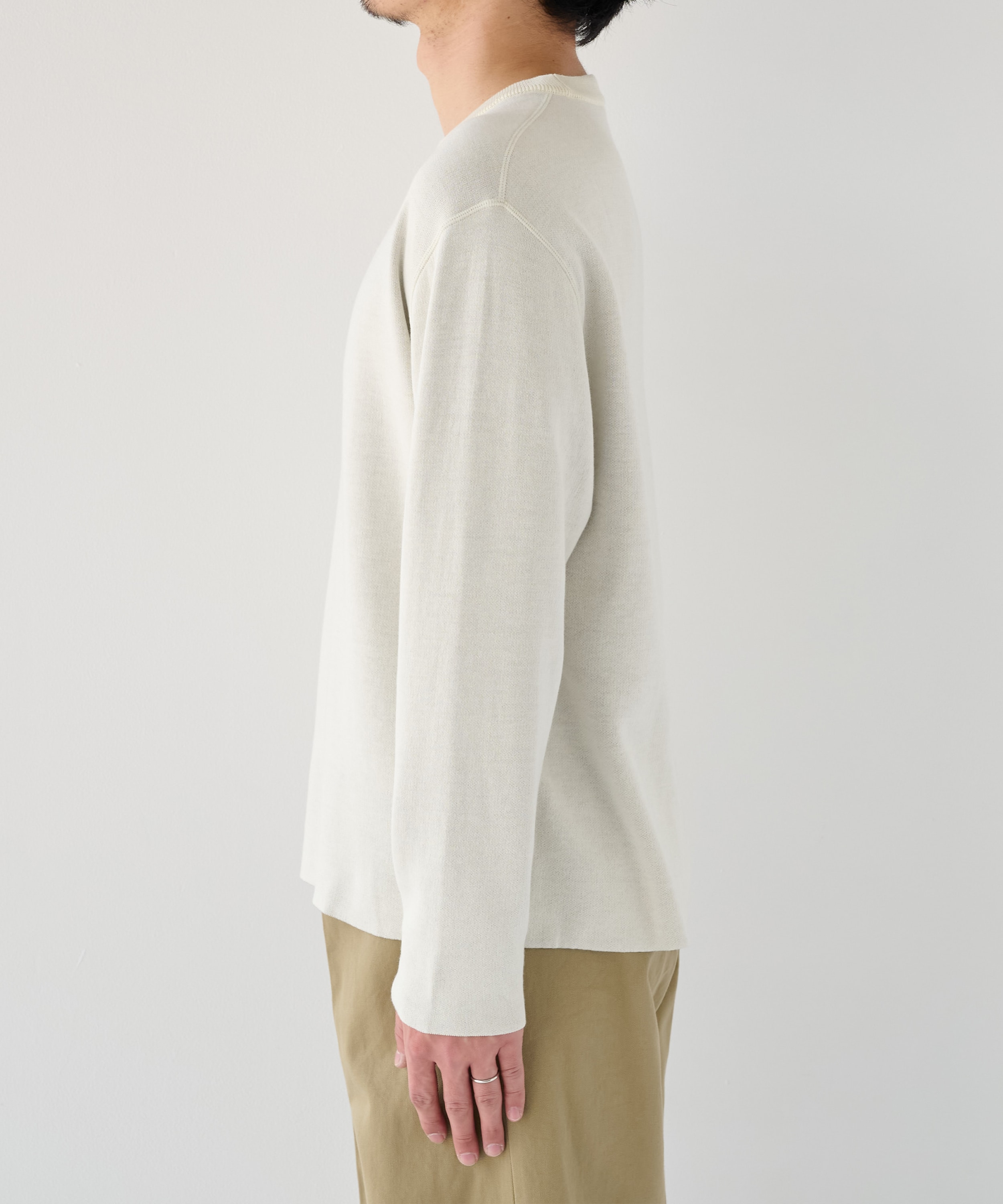 【WEB | 一部店舗限定】リバーシブルクルーネックニット