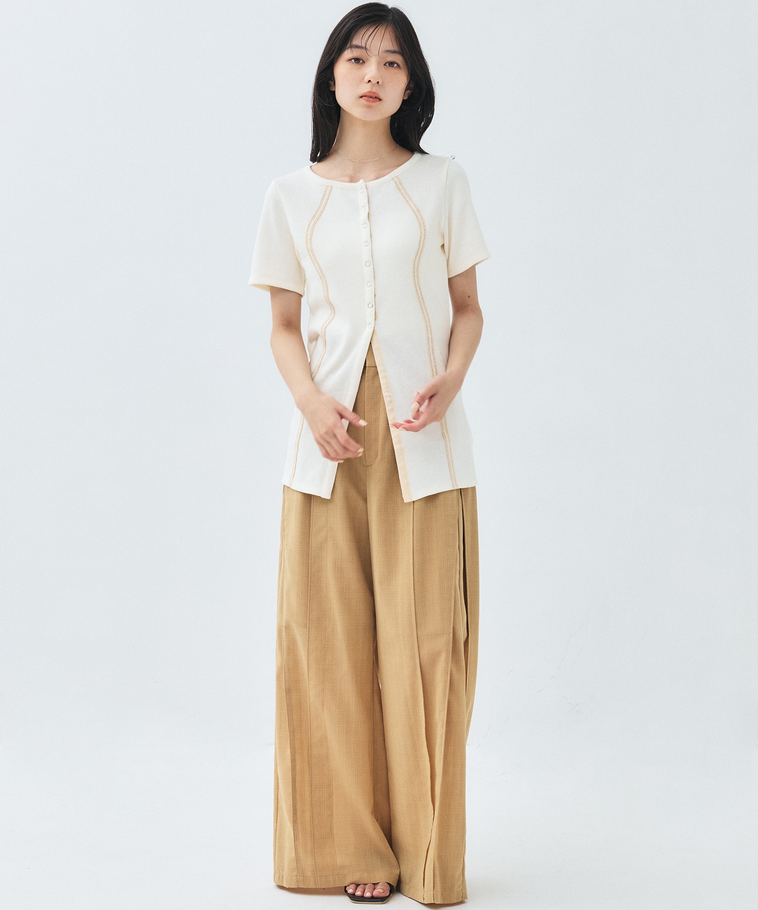 フロントスナップリブTOP