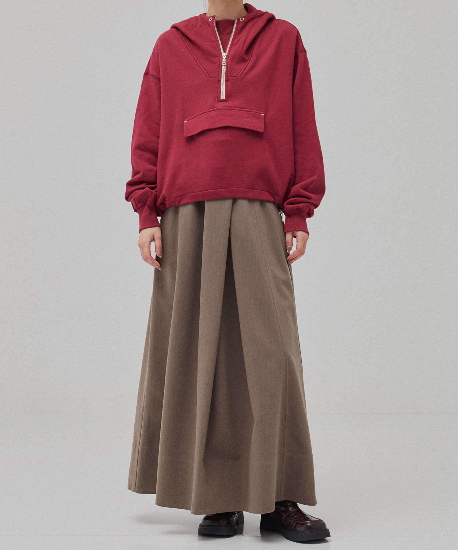 アノラックスウェットパーカー