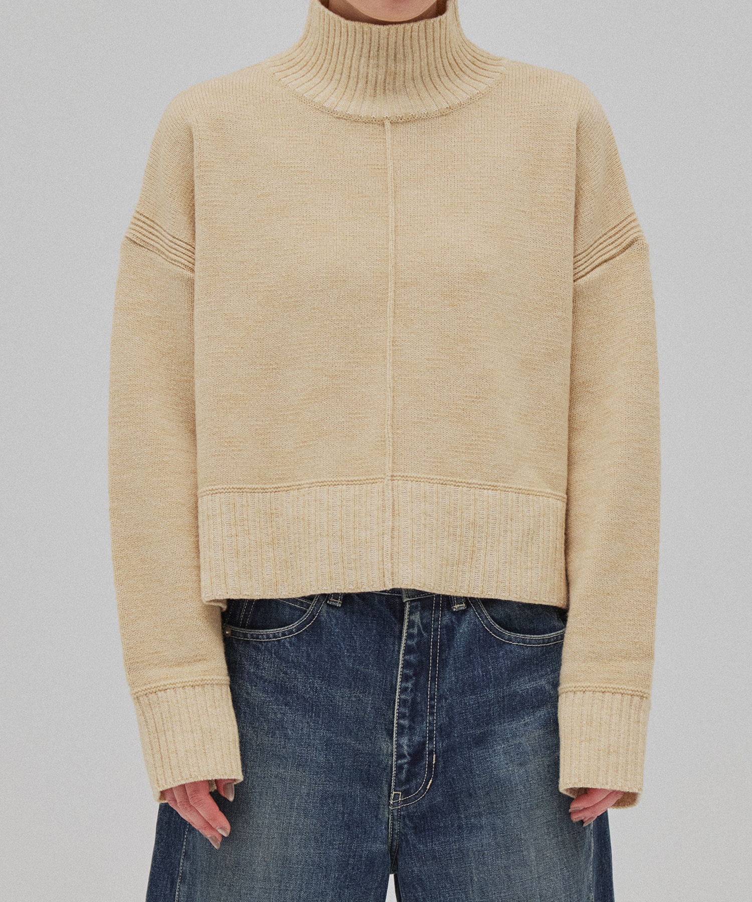 エアウールショートニット