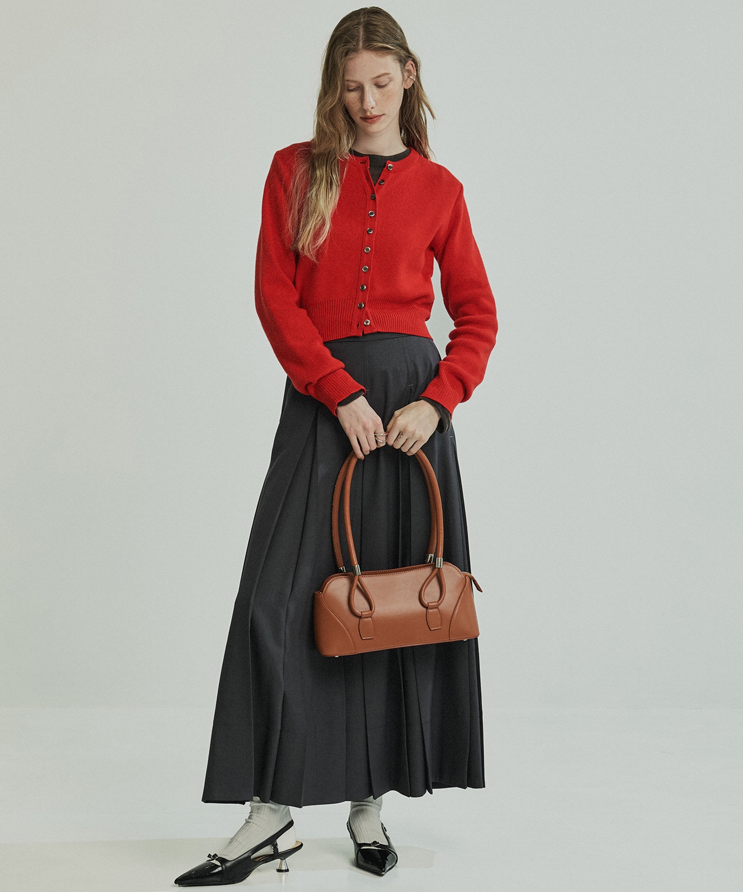 ナローハンドルワイドバッグ