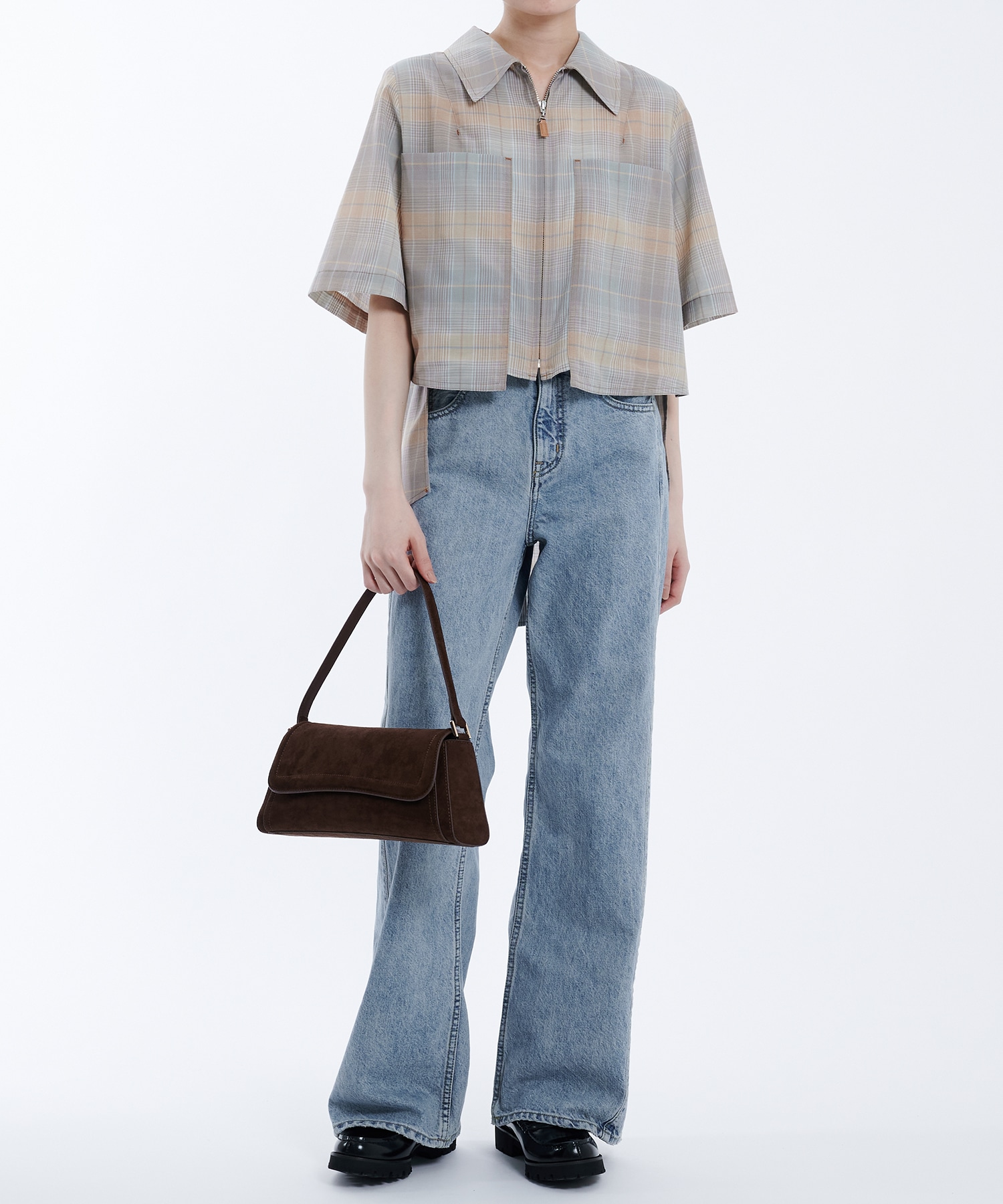エコスウェードフラップBAG
