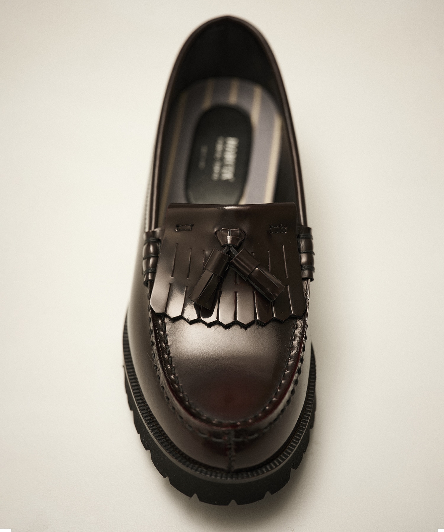 ×HARUTAタッセルローファー