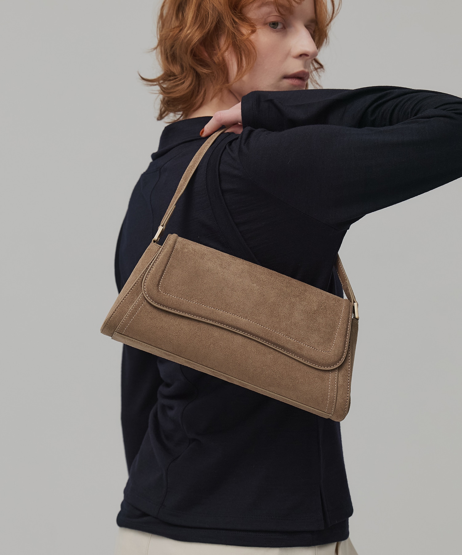 エコスウェードフラップBAG