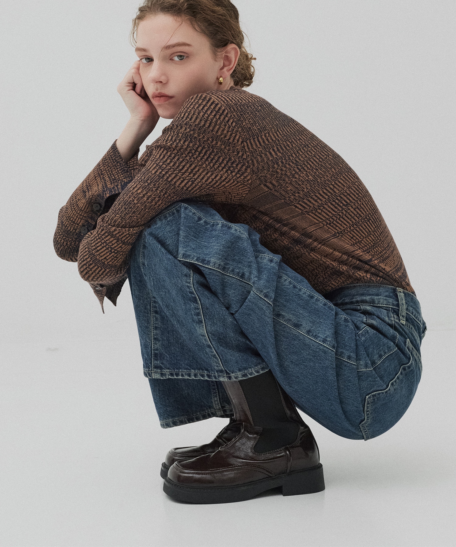 ステッチラインサイドゴアブーツ