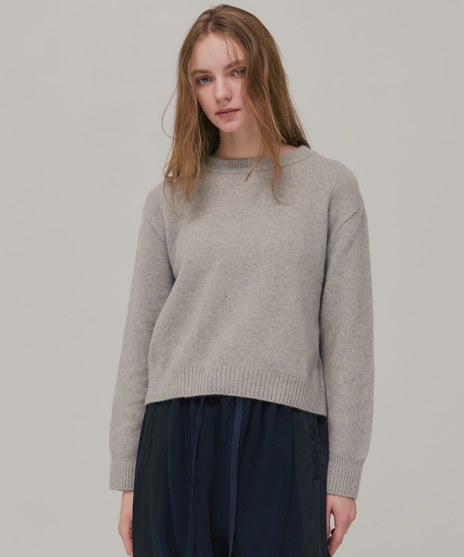 【再入荷】FOXコンフォートクルーネックニット