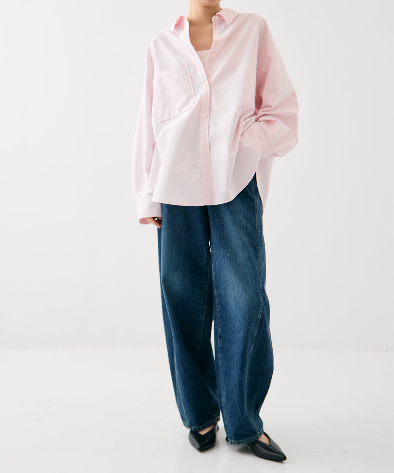 ウォッシュドオックスシャツ