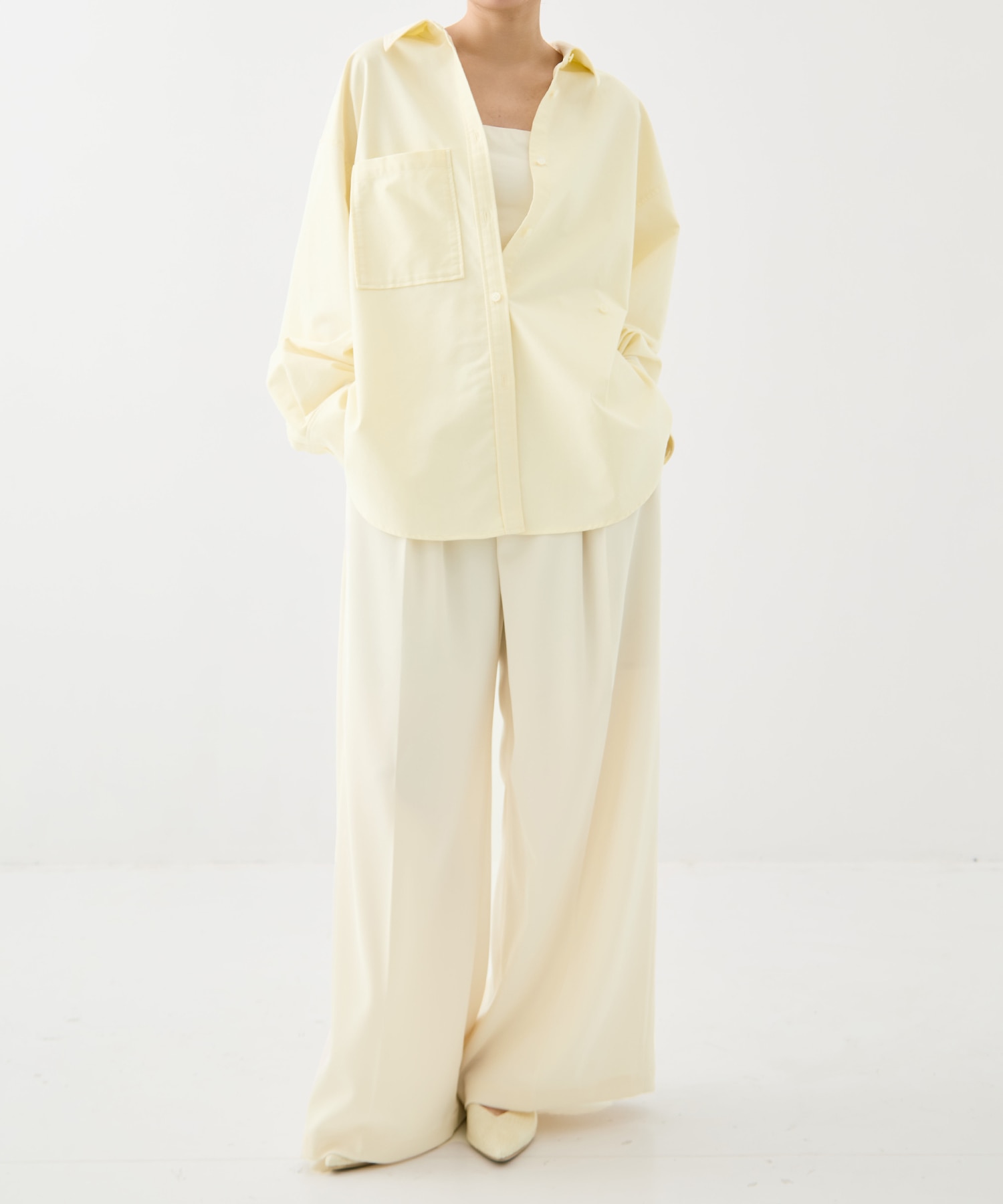 ウォッシュドオックスシャツ