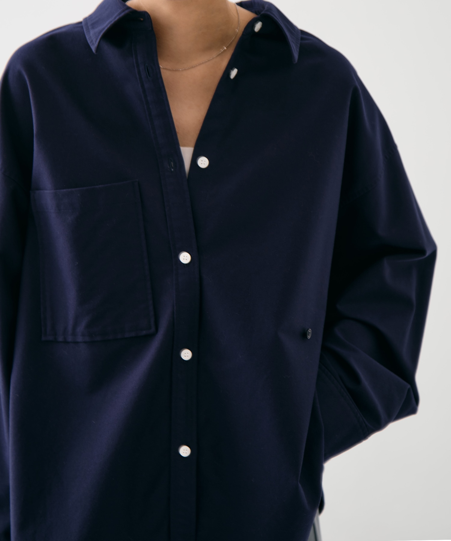 ウォッシュドオックスシャツ