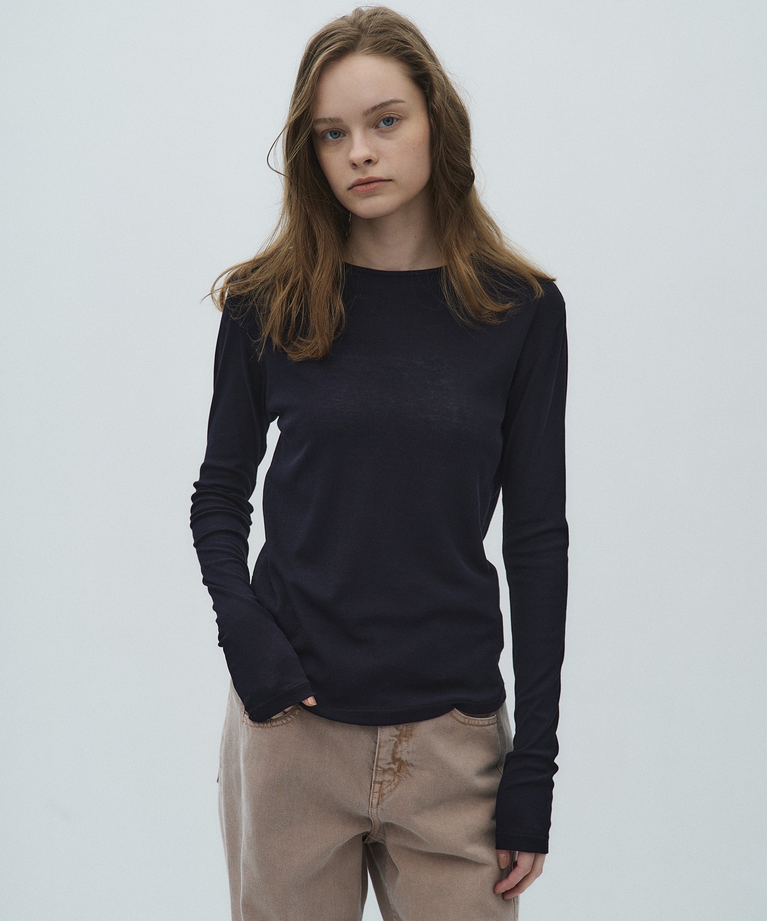 ミニマルコットンシアーTOP