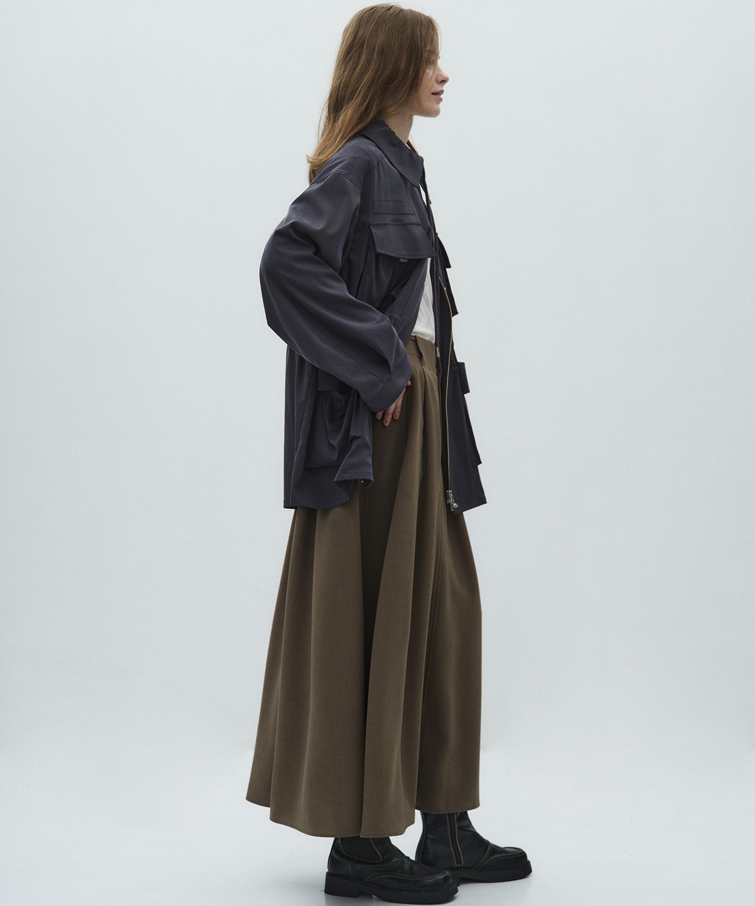 タックフレアスカート