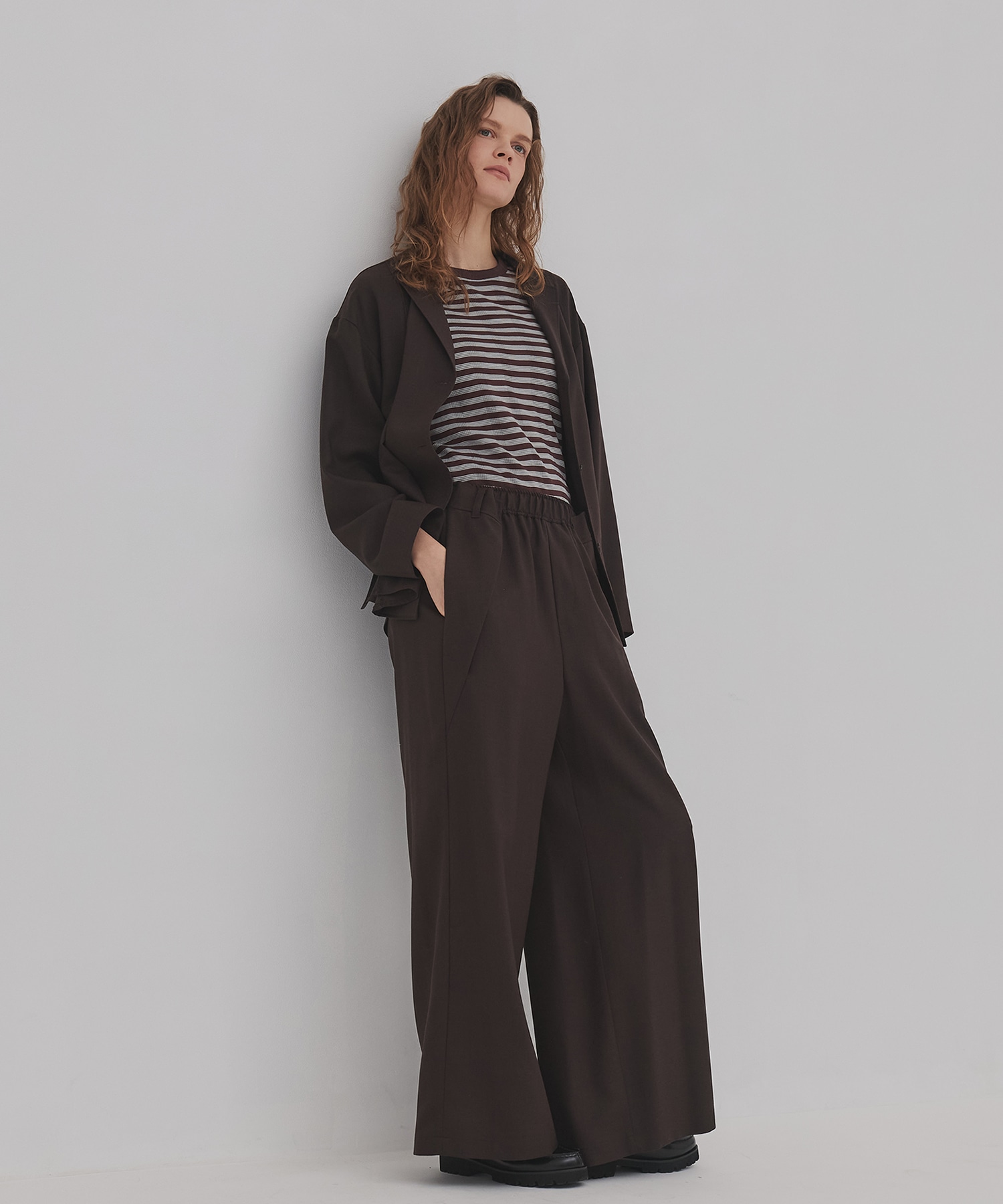 ウールジョーゼットジャケット