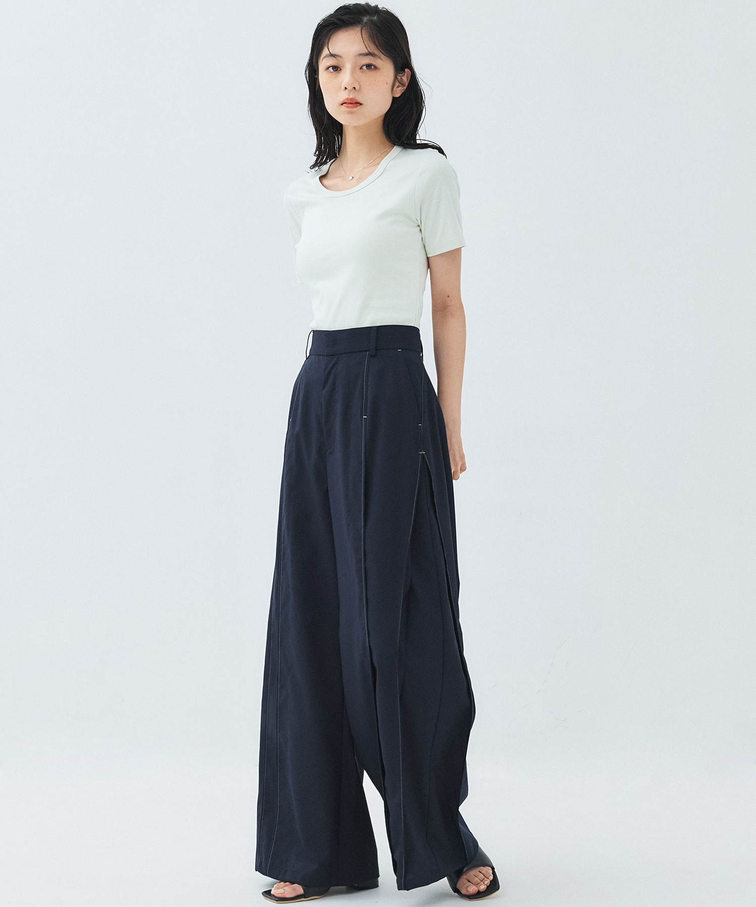 【残り僅か】極 スクープネックTEE