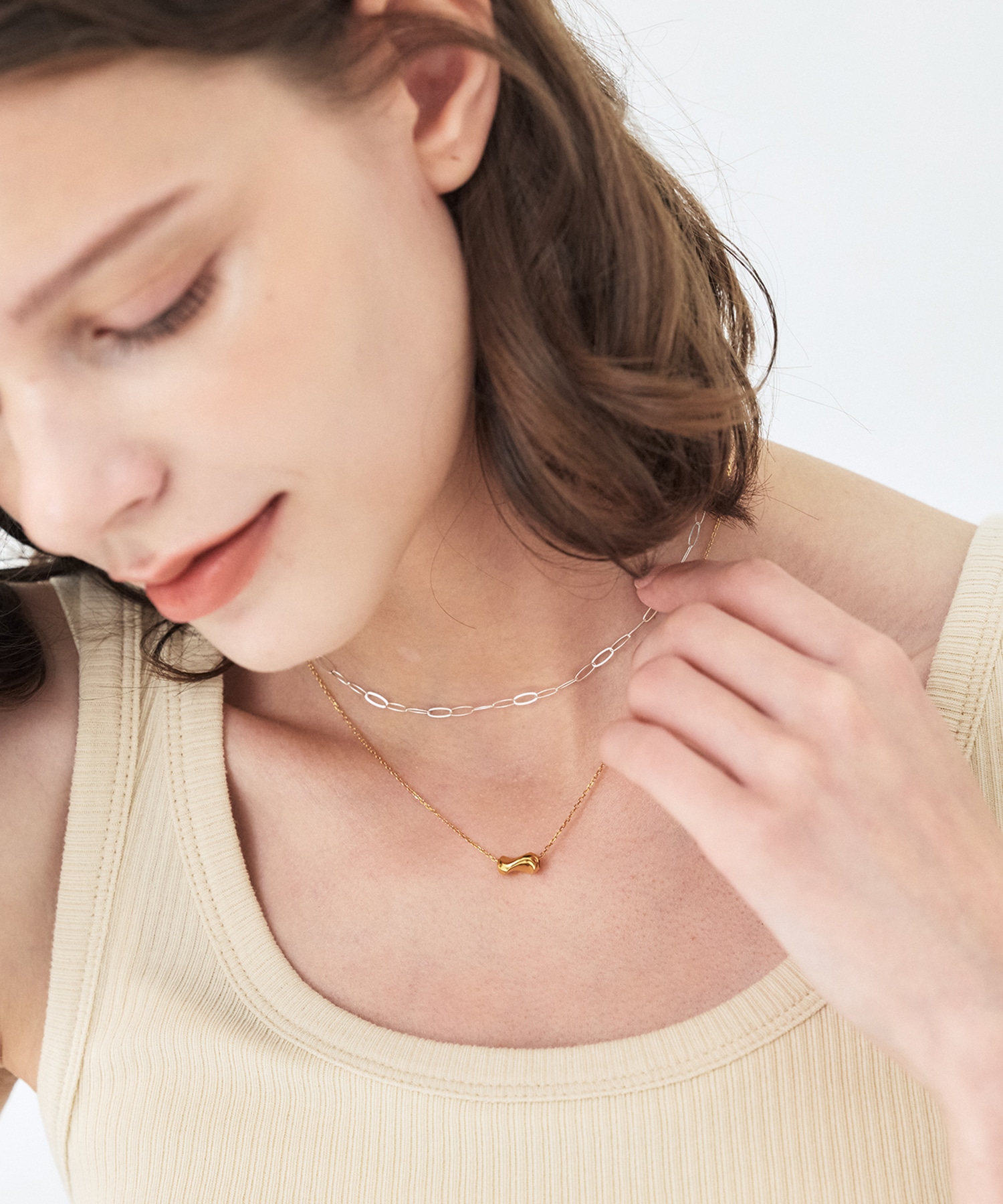 【WEB先行発売】×in mood Twist Necklace