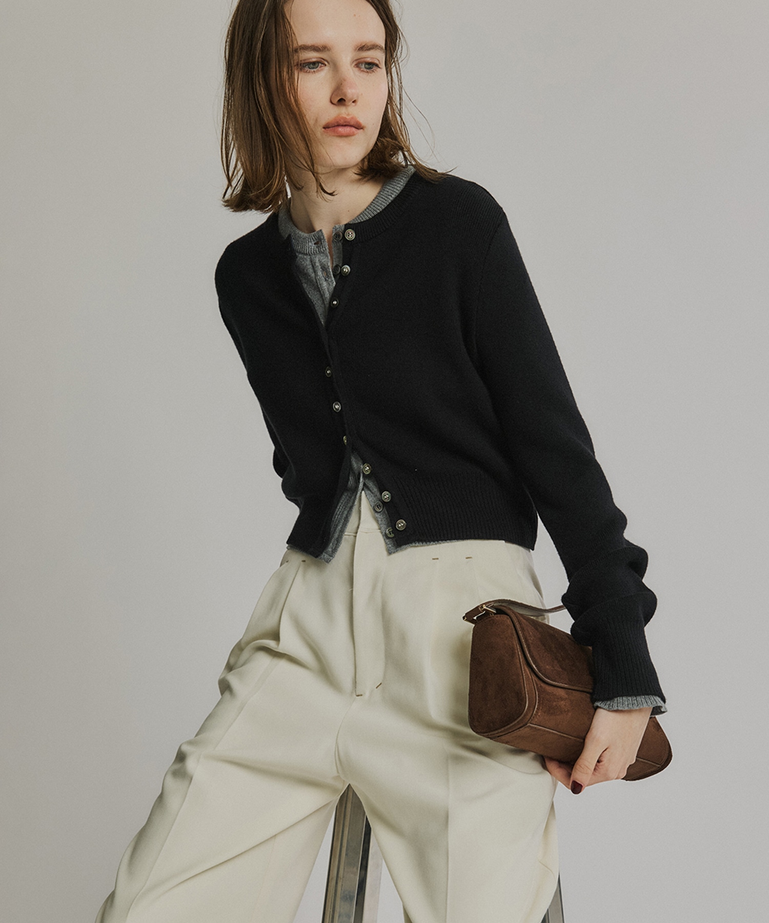 【WEB先行発売】コットンカシミヤカーディガン