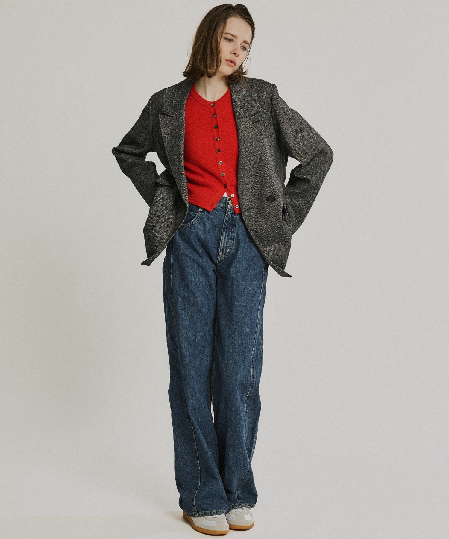 【WEB先行発売】コットンカシミヤカーディガン