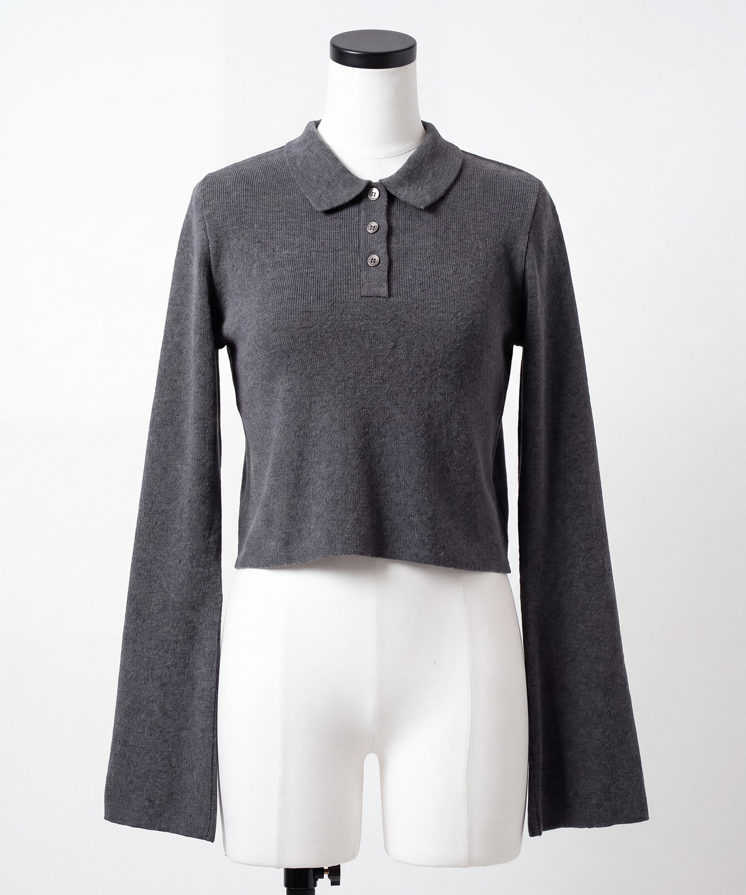 【WEB先行発売】コットンカシミヤフレアポロ