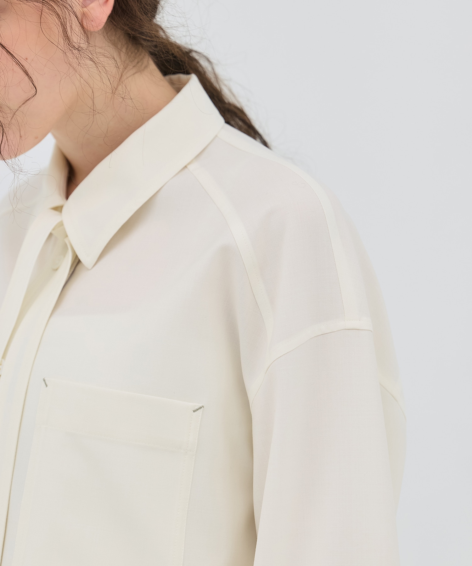 ワイドカフスボウタイシャツ