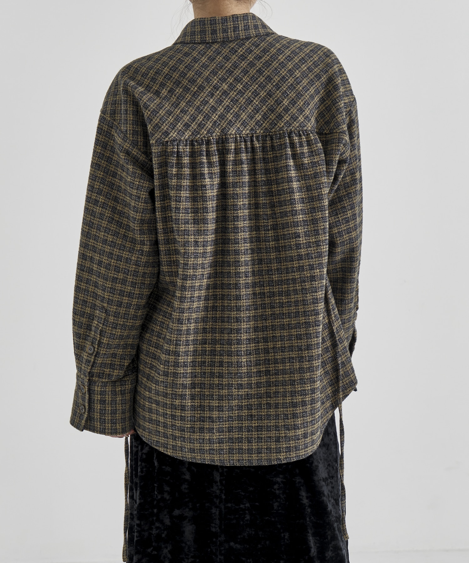 ソフトネルオーバーチェックシャツ