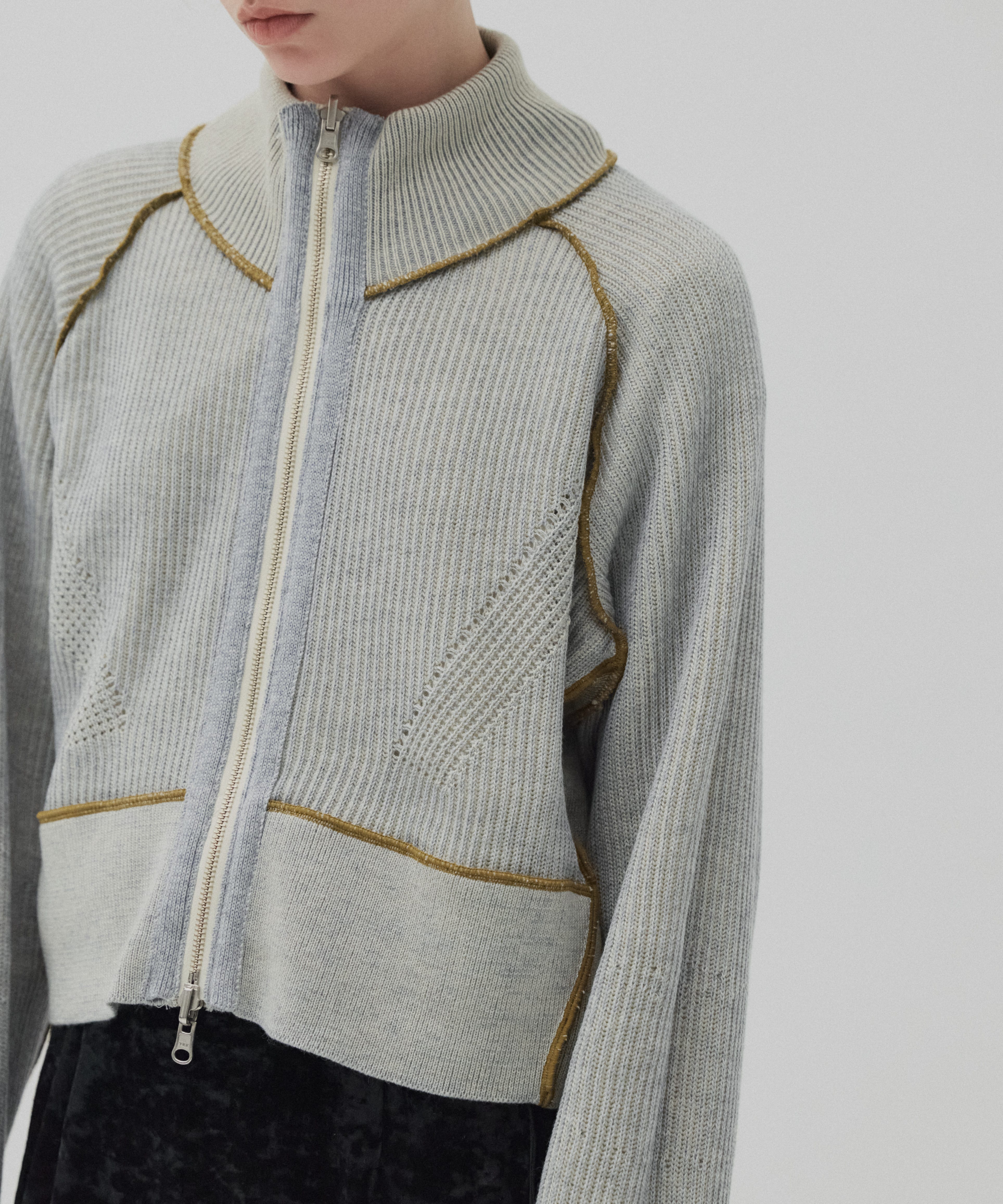 ダブルリブリバードライバーズニット