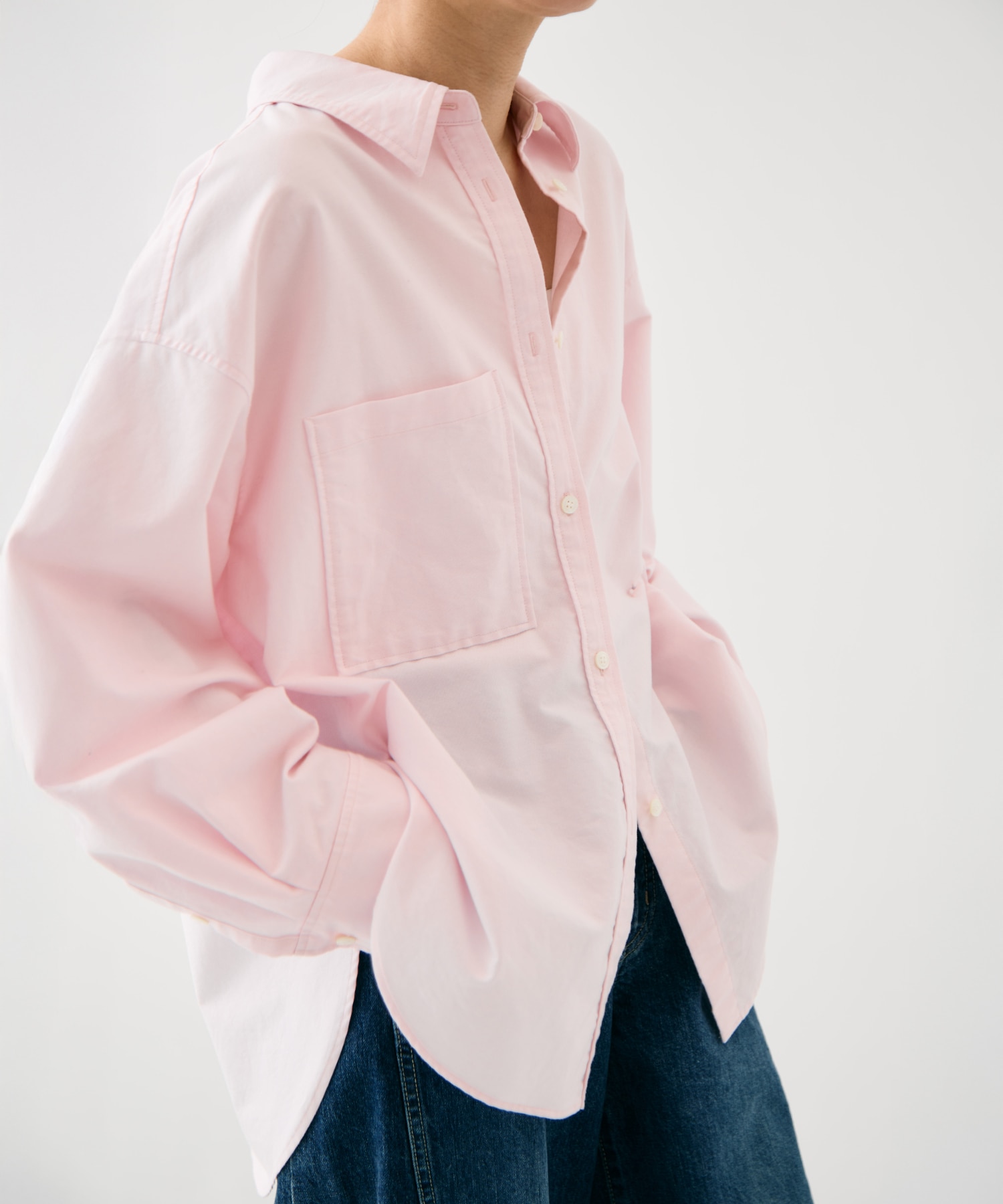 ウォッシュドオックスシャツ