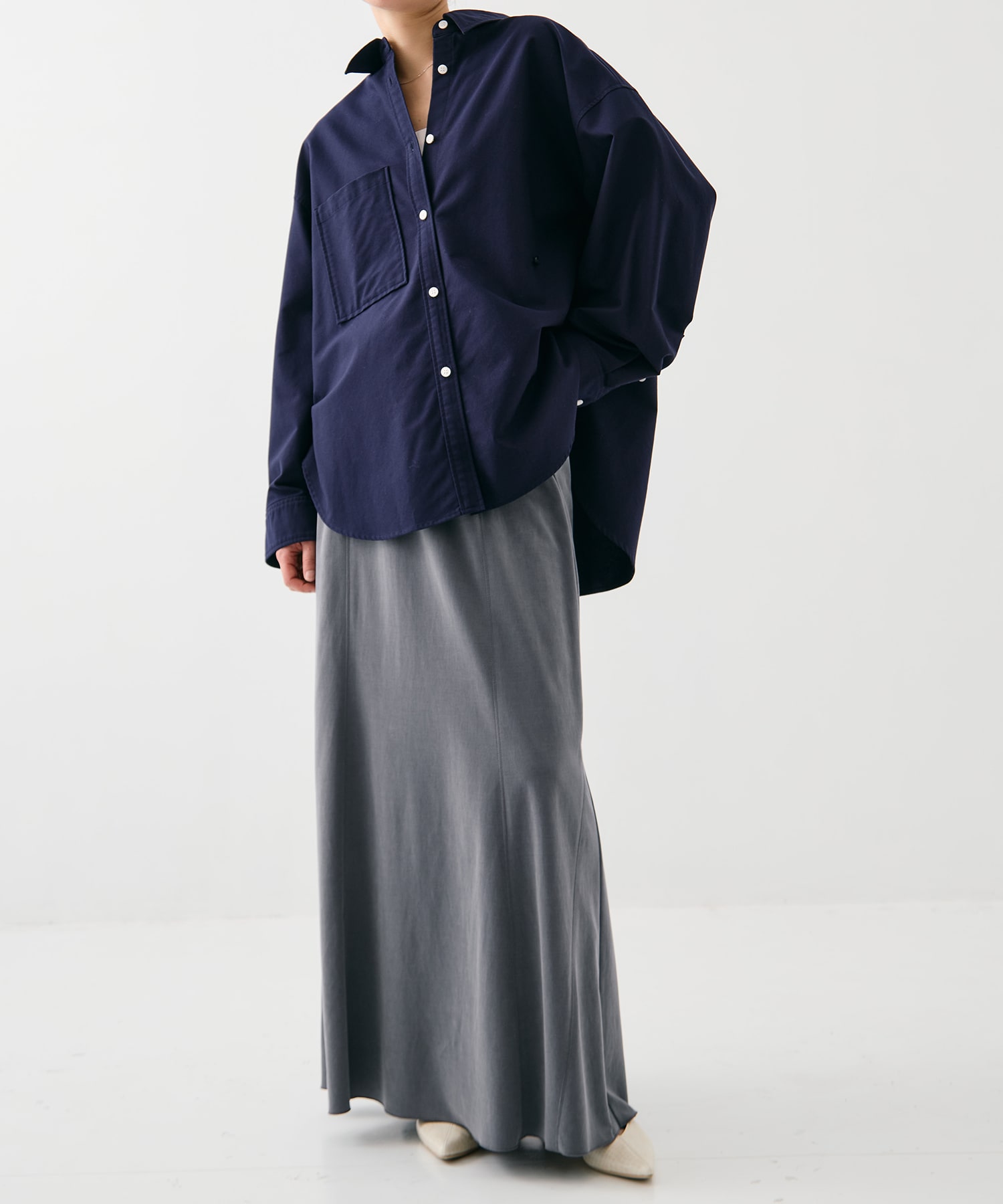 ウォッシュドオックスシャツ