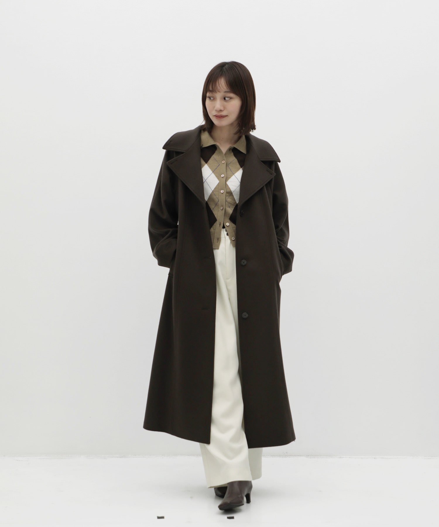 【WEB限定｜数量限定】wool100 3wayロングコート