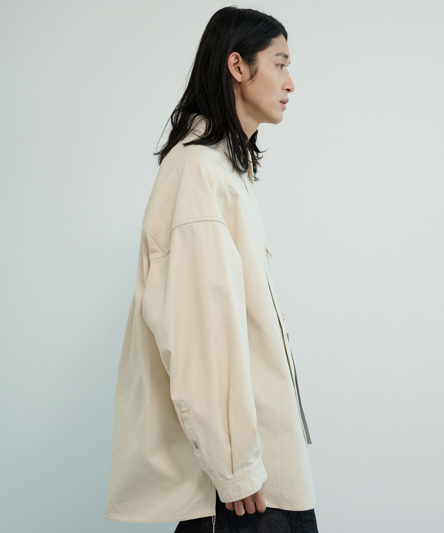 SHIOTA ヘビーオックスビッグシャツ(1 IVORY): : メンズ｜PUBLIC TOKYO