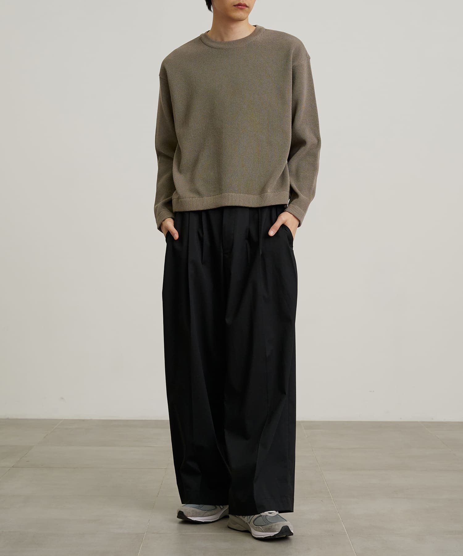 ウォッシャブルショーティニット