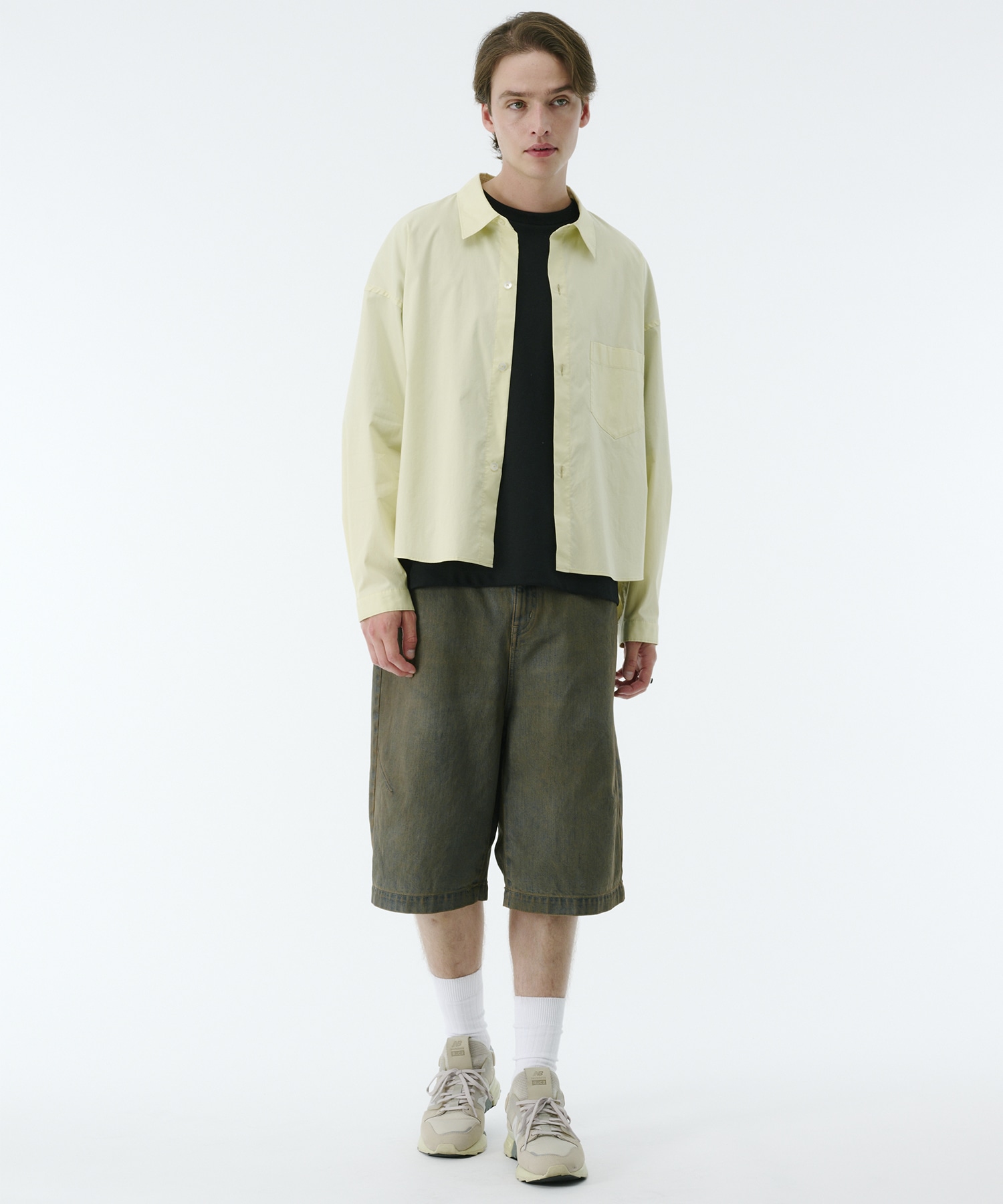 PUBLIC DENIM バギーデニムショートパンツ