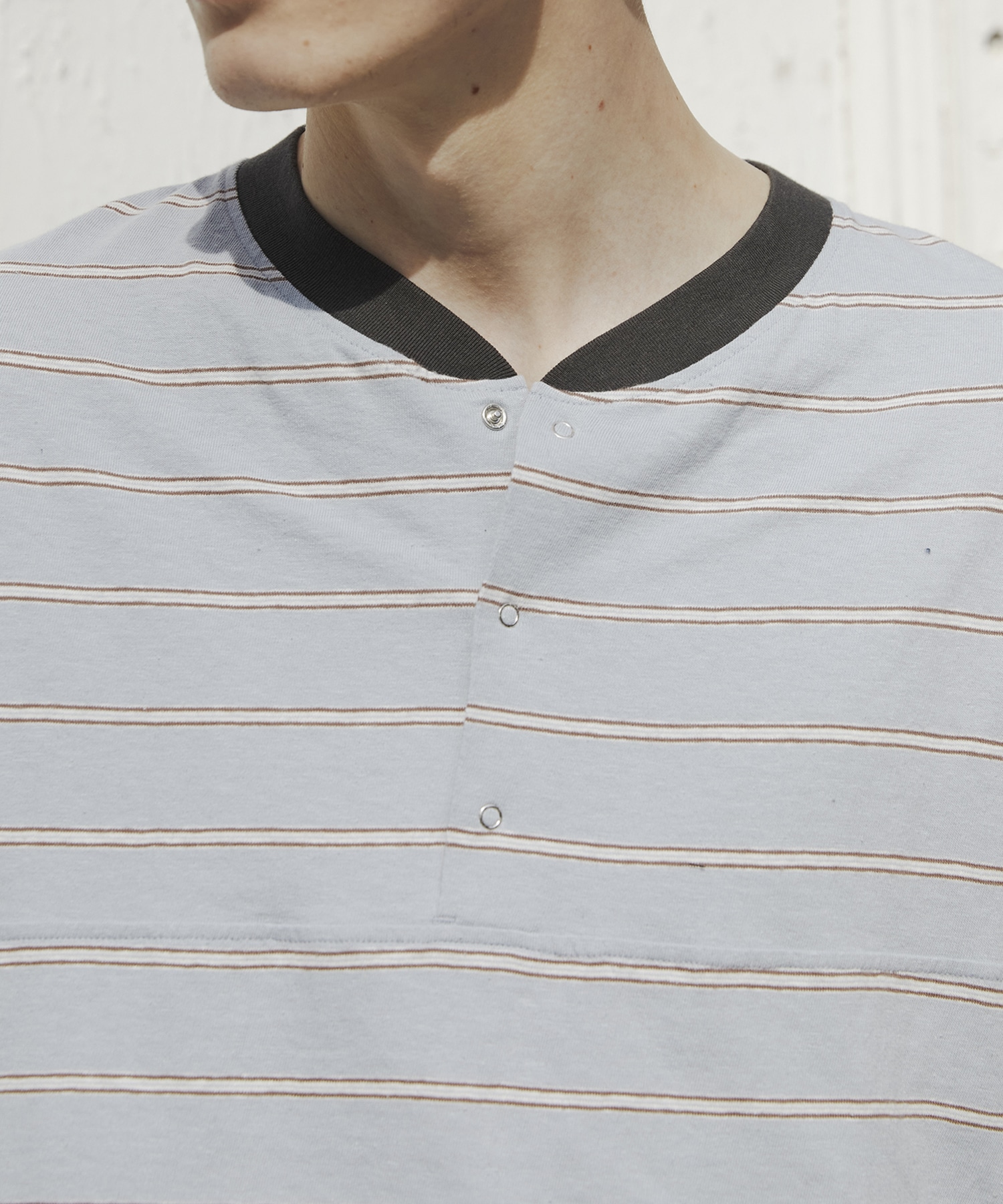 ナチュラルボーダーヘンリーロンT