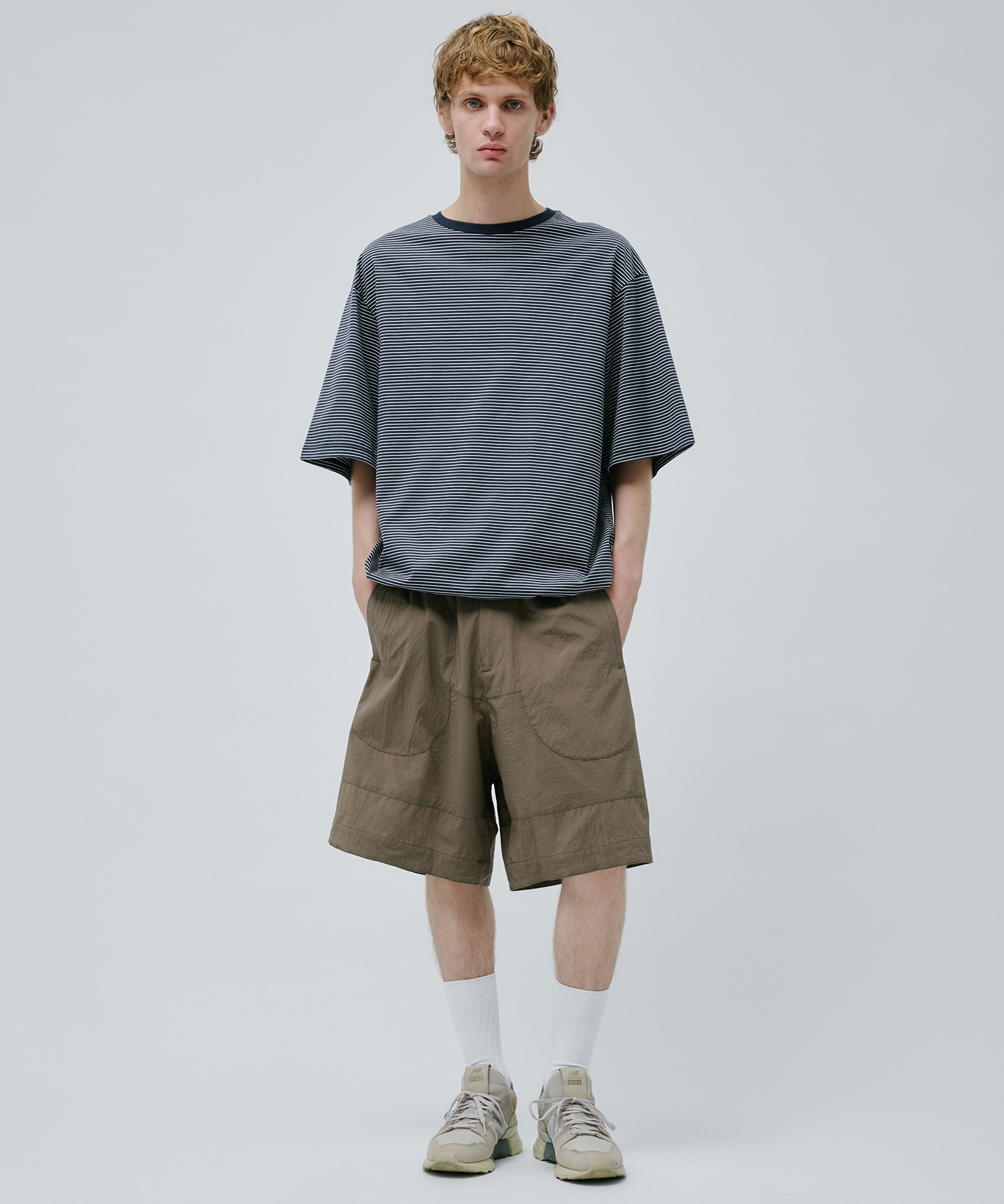 ビューティーコットンコードボーダーTEE