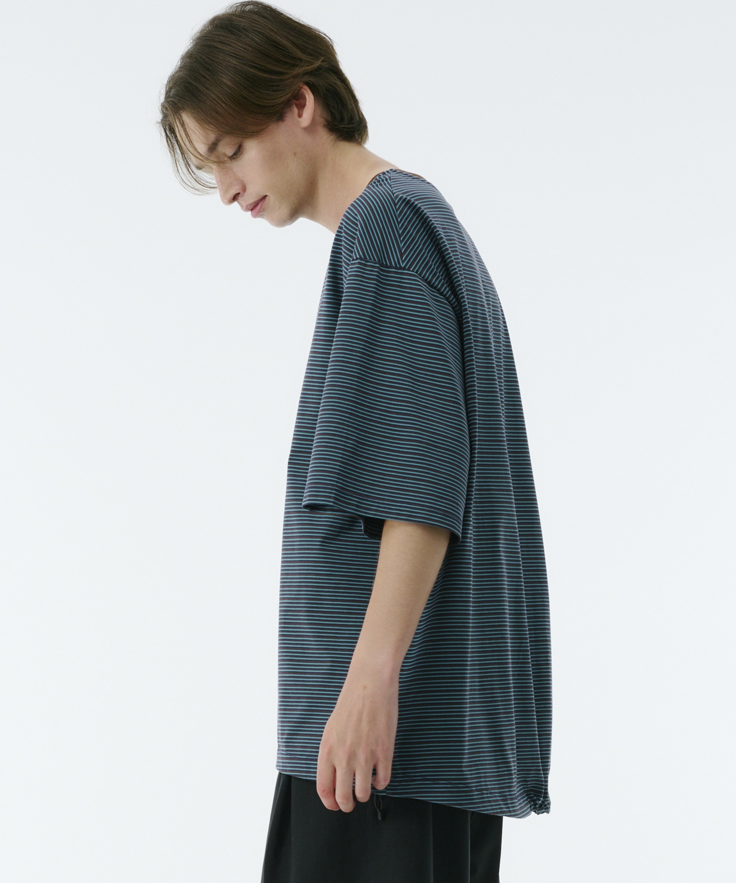 ビューティーコットンコードボーダーTEE