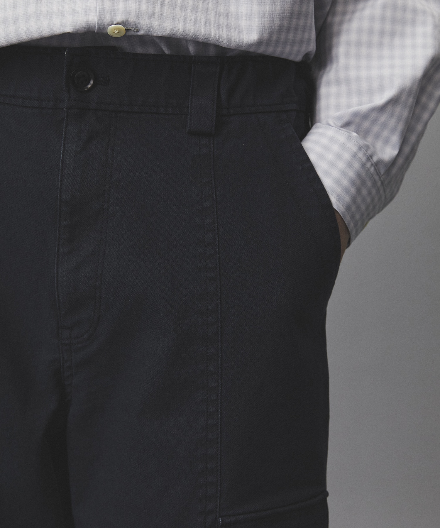 コットンサージベイカーパンツ