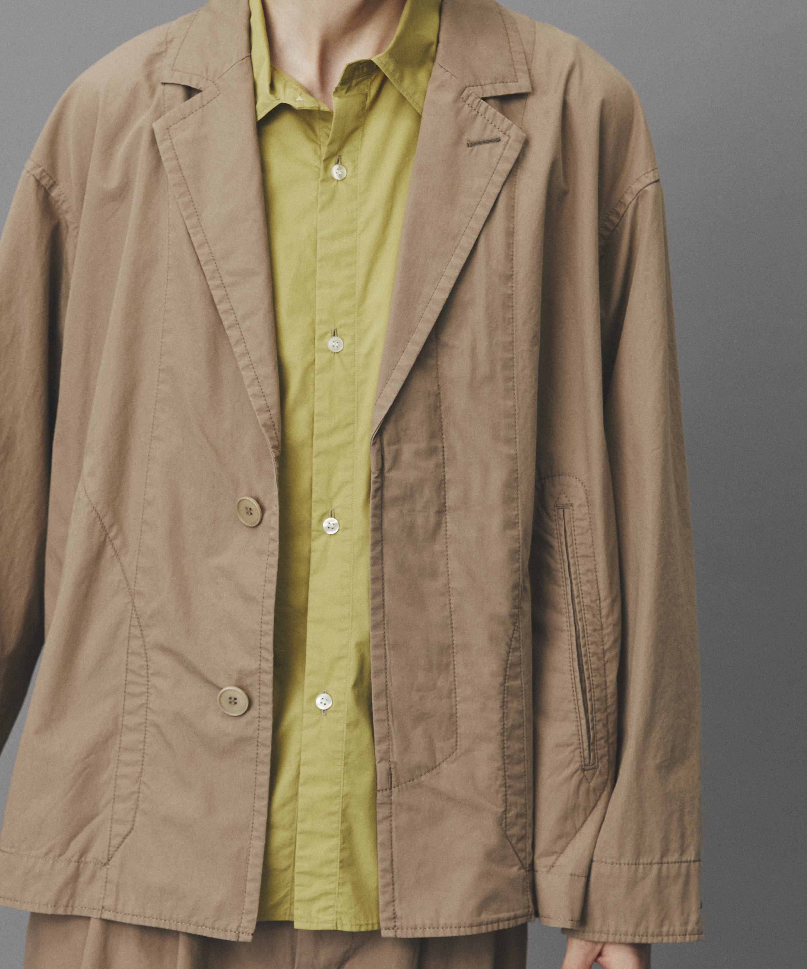 リッチコットンウォッシュドジャケット