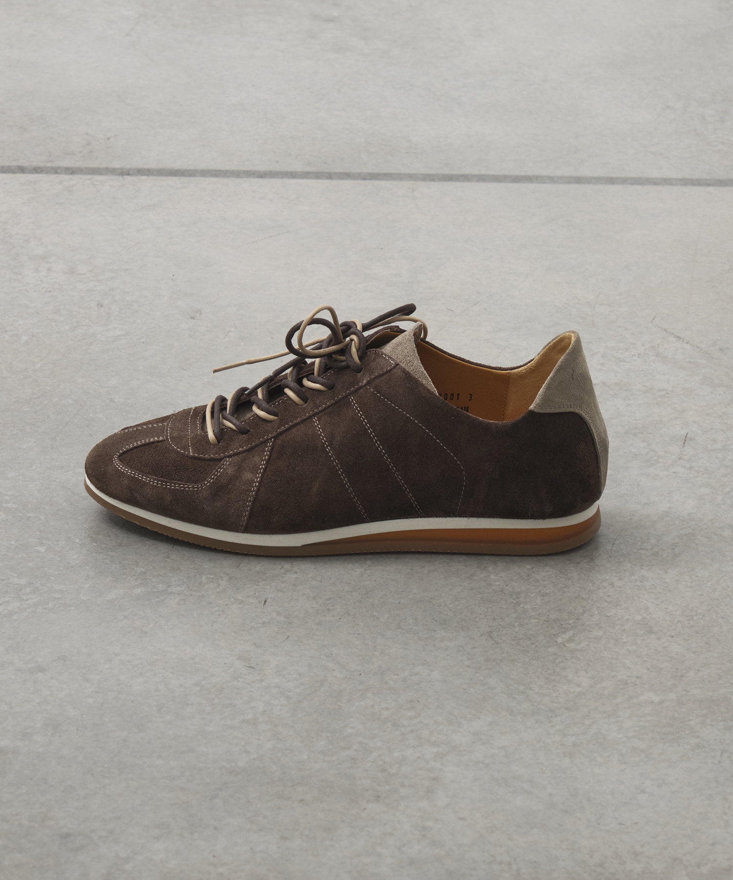 スウェードコンビジャーマントレーナー