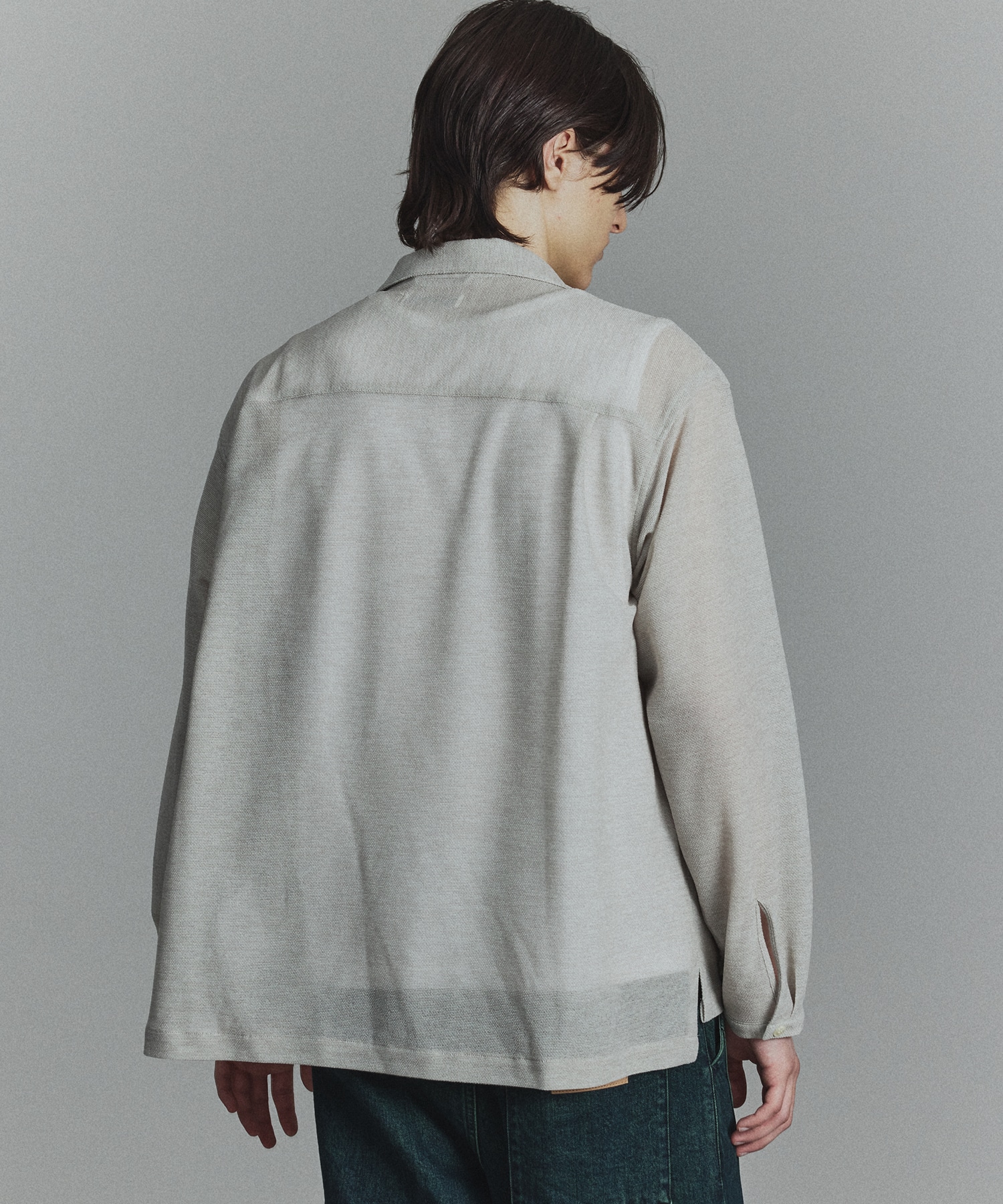 リネンライクリラックスCPOシャツ