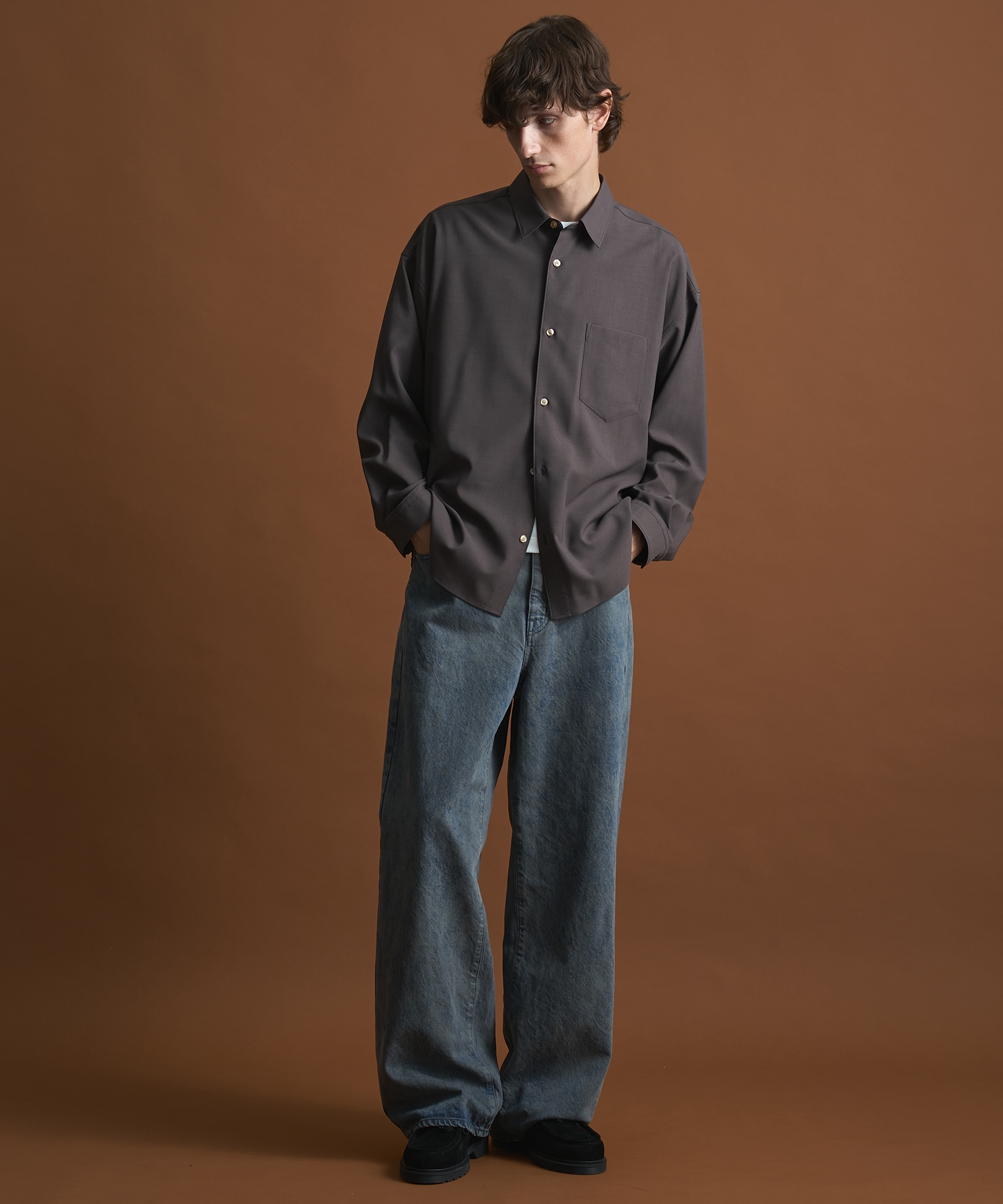 〈新色〉コンフォートリラックスレギュラーシャツ