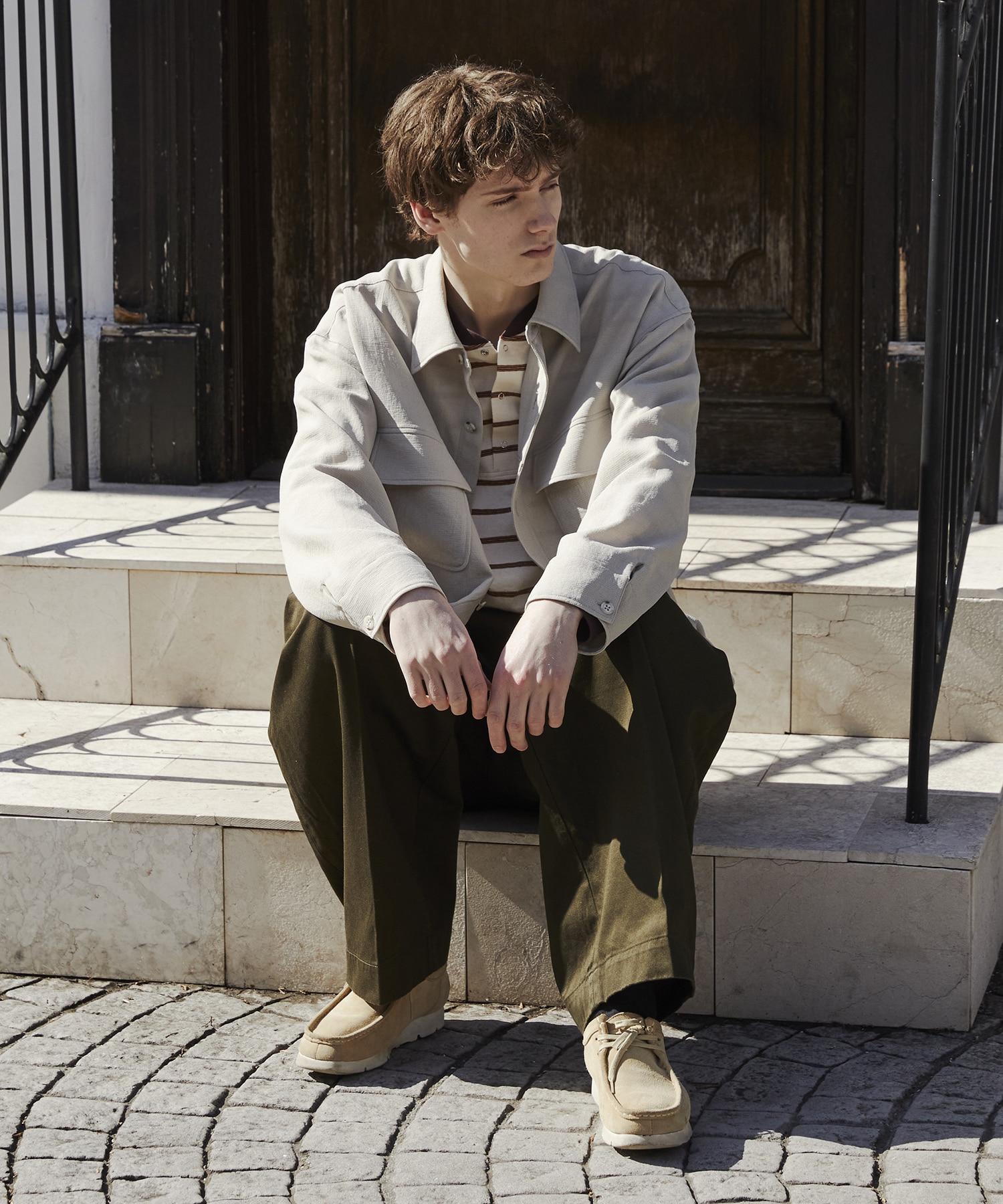 ナチュラルタッチファティーグシャツ